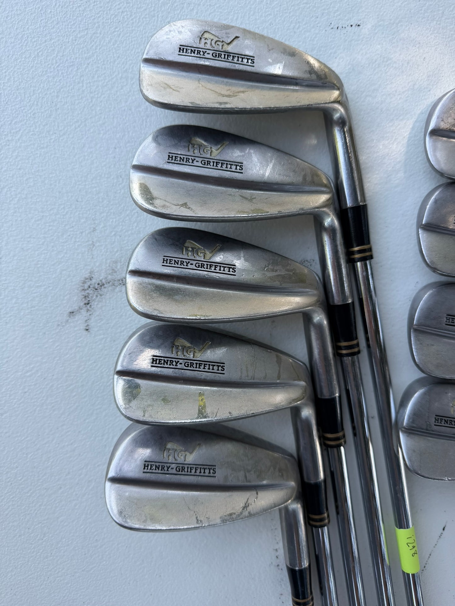 Henry Griffitts Matchblade Iron Set 3-PW, TW SST Pure Stiff Flex NICE