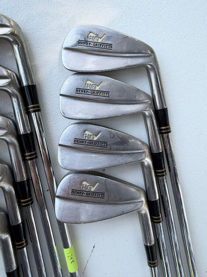 Henry Griffitts Matchblade Iron Set 3-PW, TW SST Pure Stiff Flex NICE