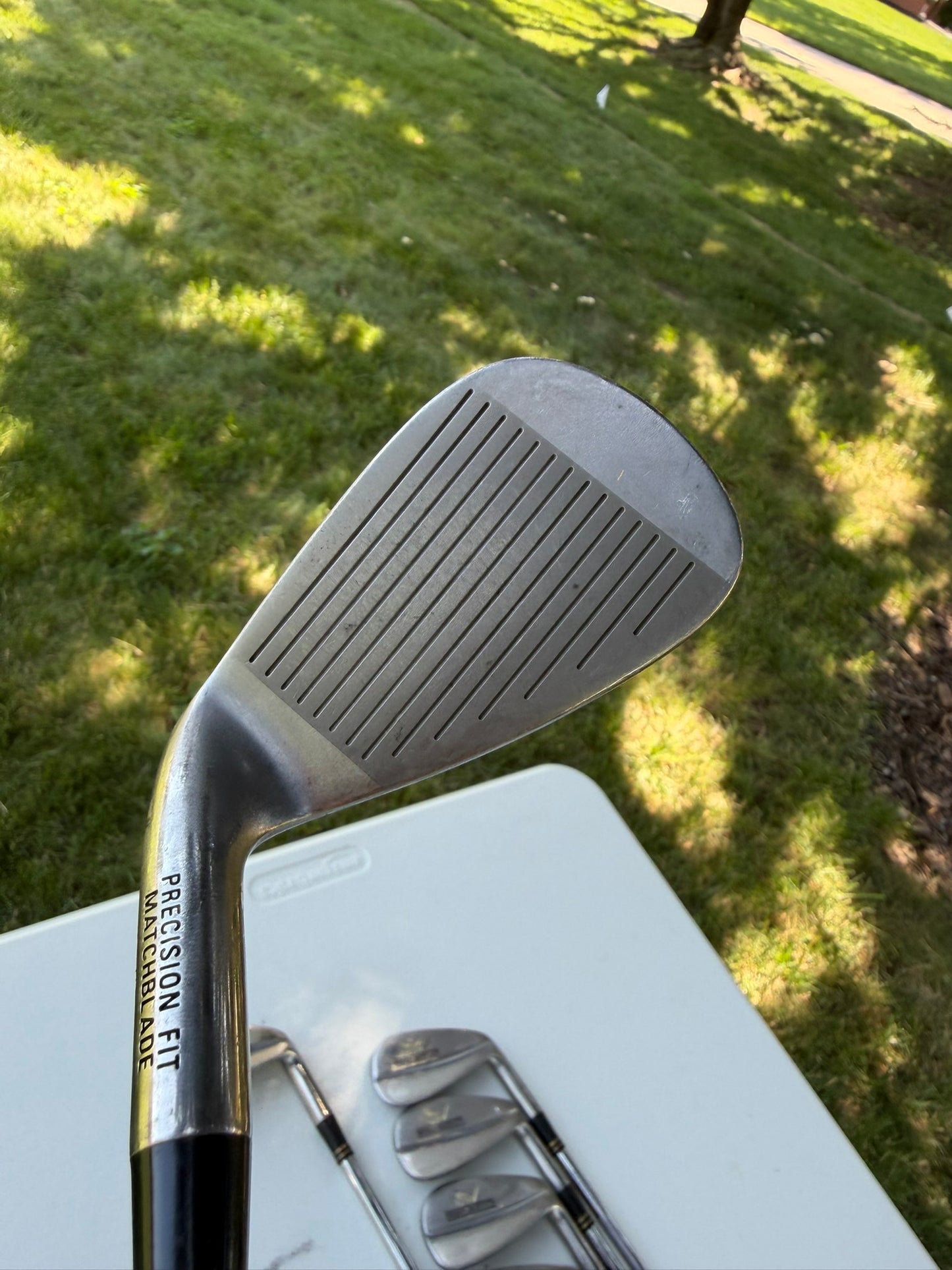 Henry Griffitts Matchblade Iron Set 3-PW, TW SST Pure Stiff Flex NICE