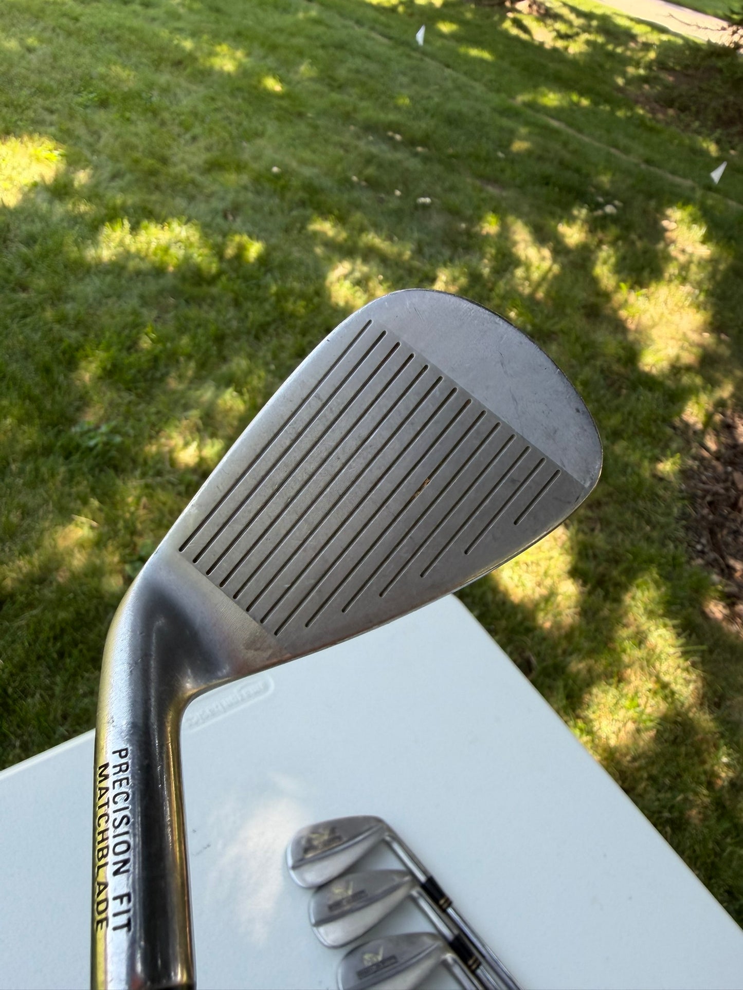 Henry Griffitts Matchblade Iron Set 3-PW, TW SST Pure Stiff Flex NICE