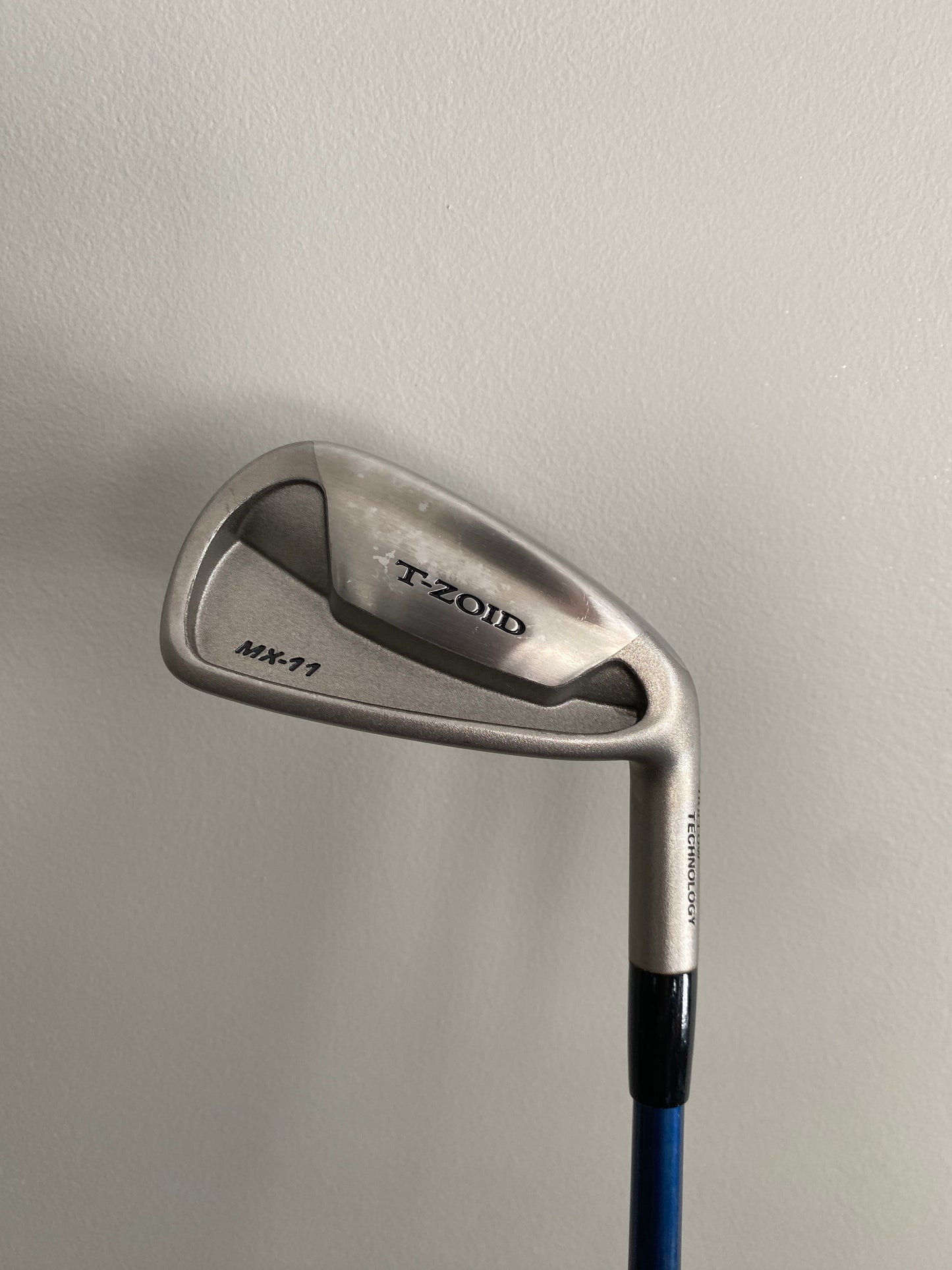 Mizuno T-Zoid MX-11 6-Iron Exsar Blue Senior Flex 37.5″ NICE