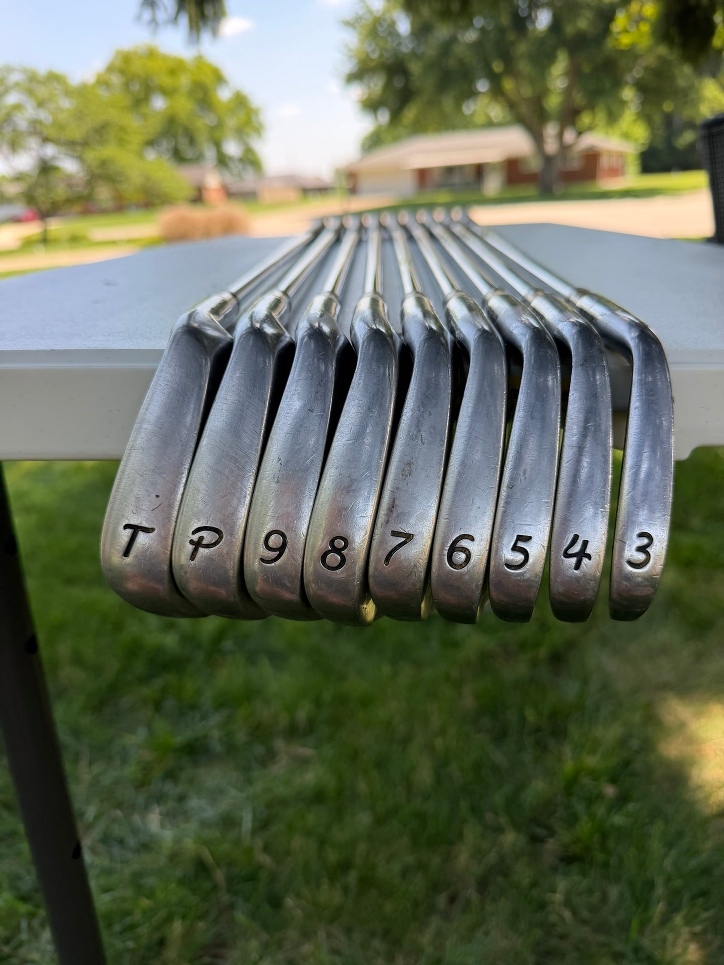 Henry Griffitts Matchblade Iron Set 3-PW, TW SST Pure Stiff Flex NICE