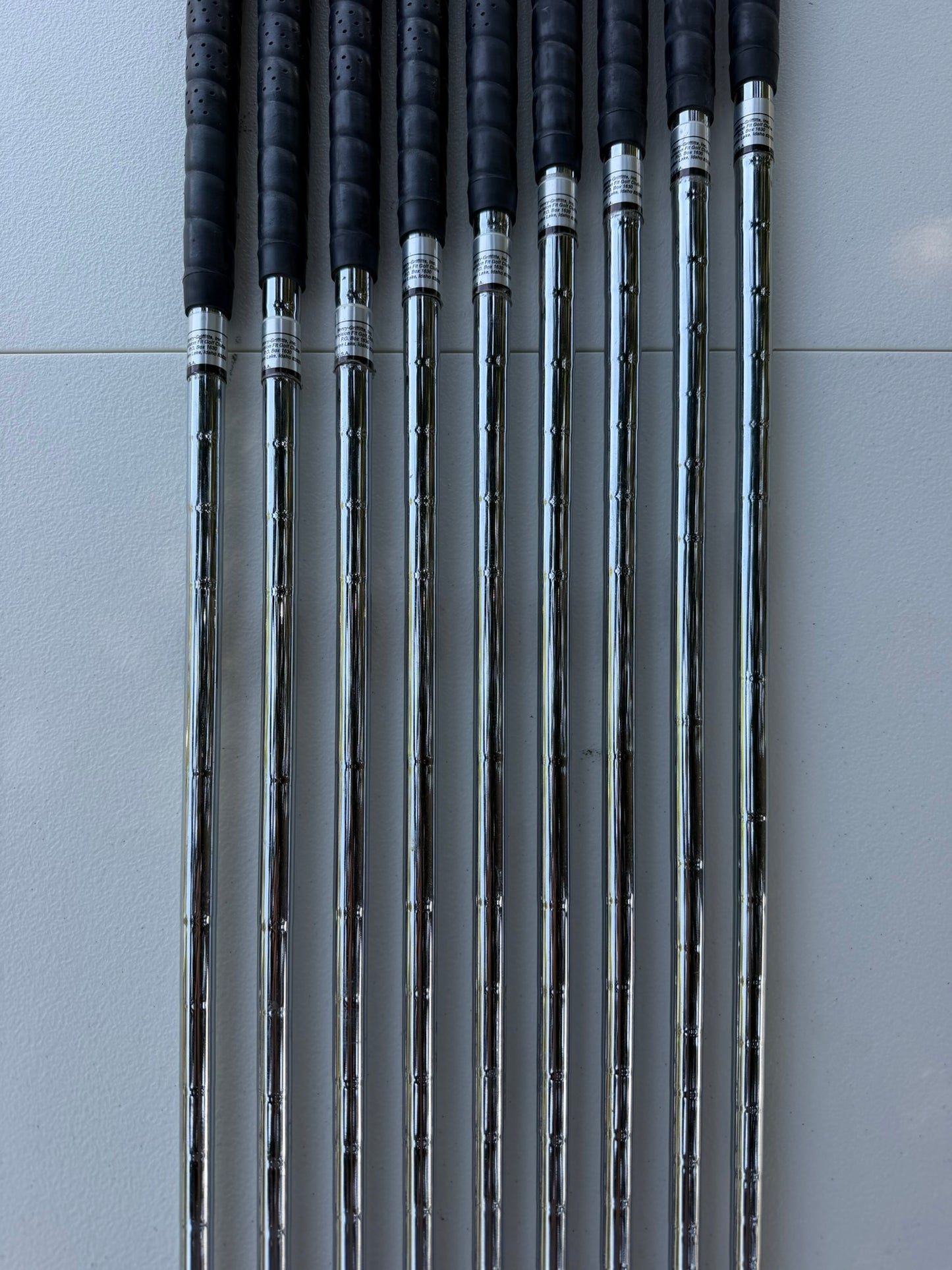 Henry Griffitts Matchblade Iron Set 3-PW, TW SST Pure Stiff Flex NICE