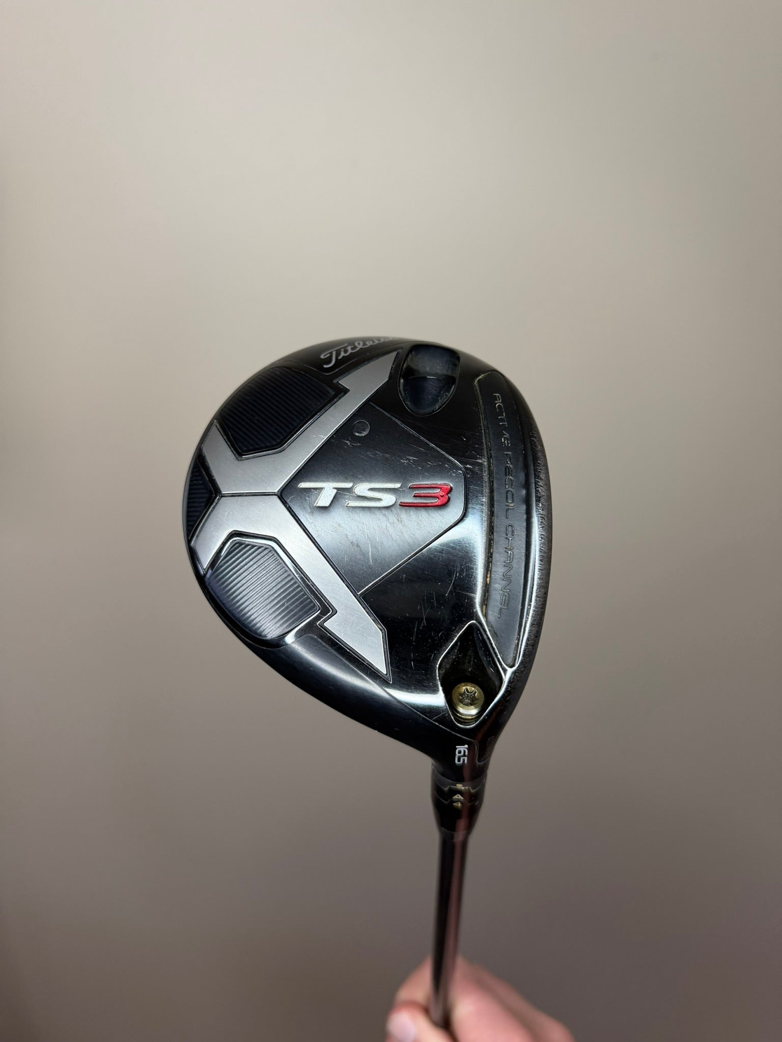 Photo of Titleist TS3 3-Wood 16.5° Stiff Flex Diamana Blue S+ 70G