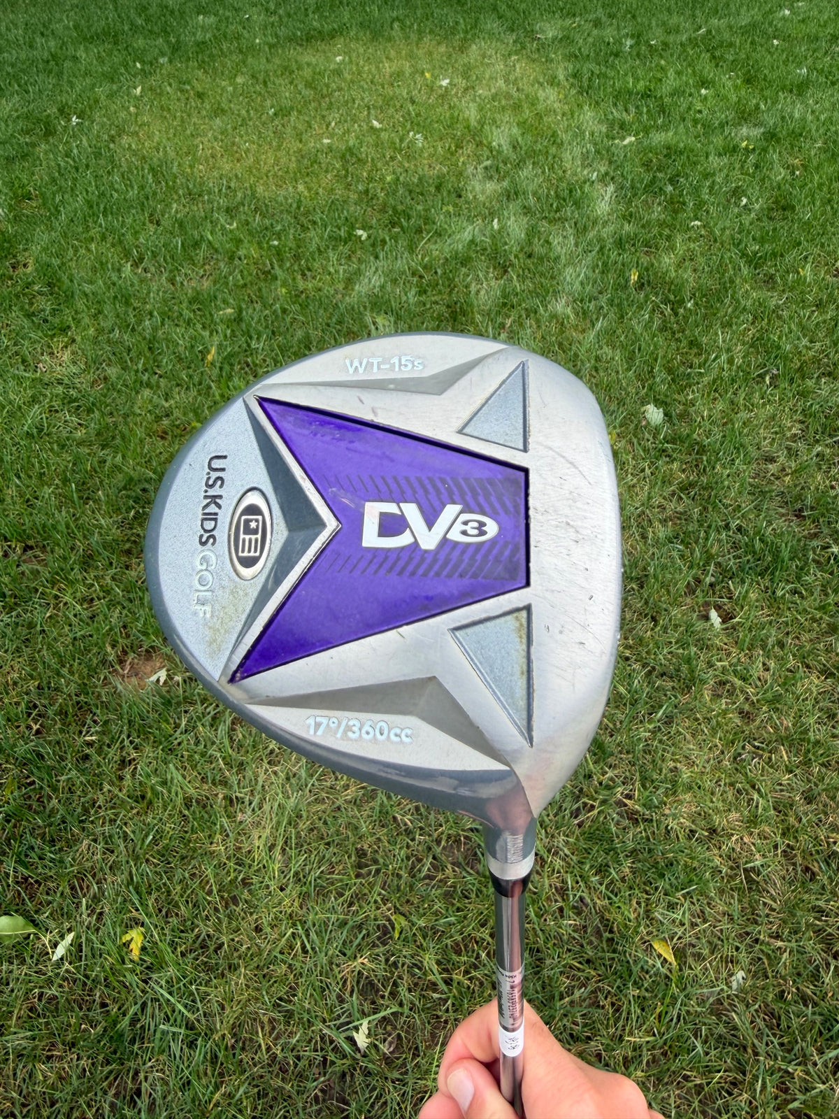 US Kids WT-15s DV3 54" Driver 17° Youth Flex 36" NICE