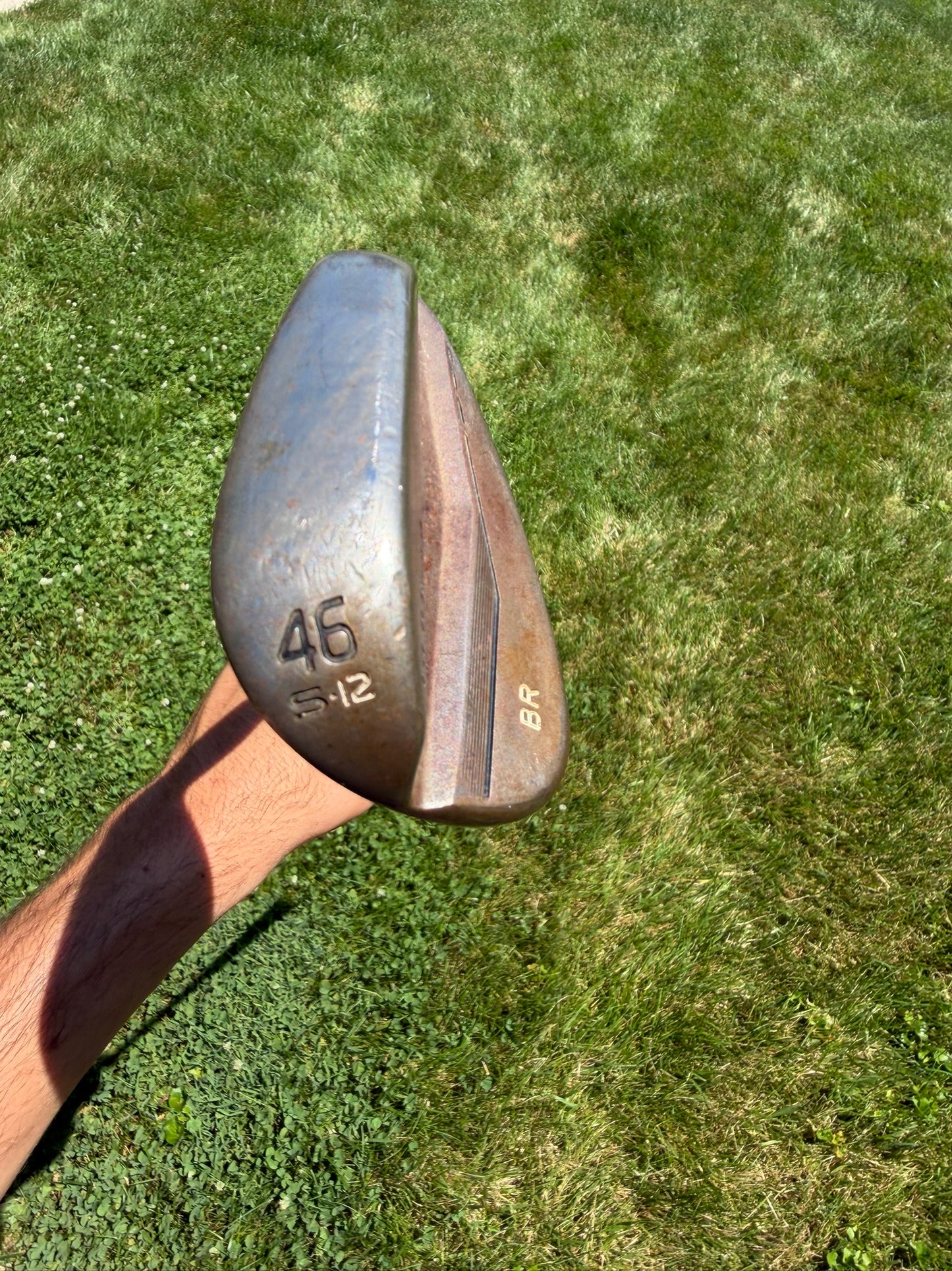 Ping Glide 4.0 Raw Pitching Wedge 46° / 12 Black Dot S400 Stiff Flex 35.75"