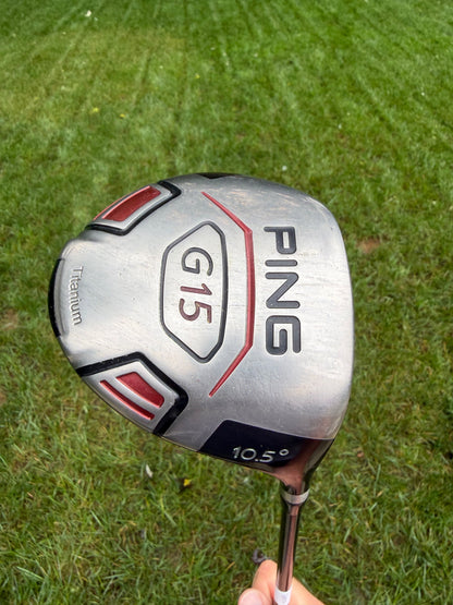 Ping G15 Driver 10.5° Aldila Serrano Regular Flex 45" NICE