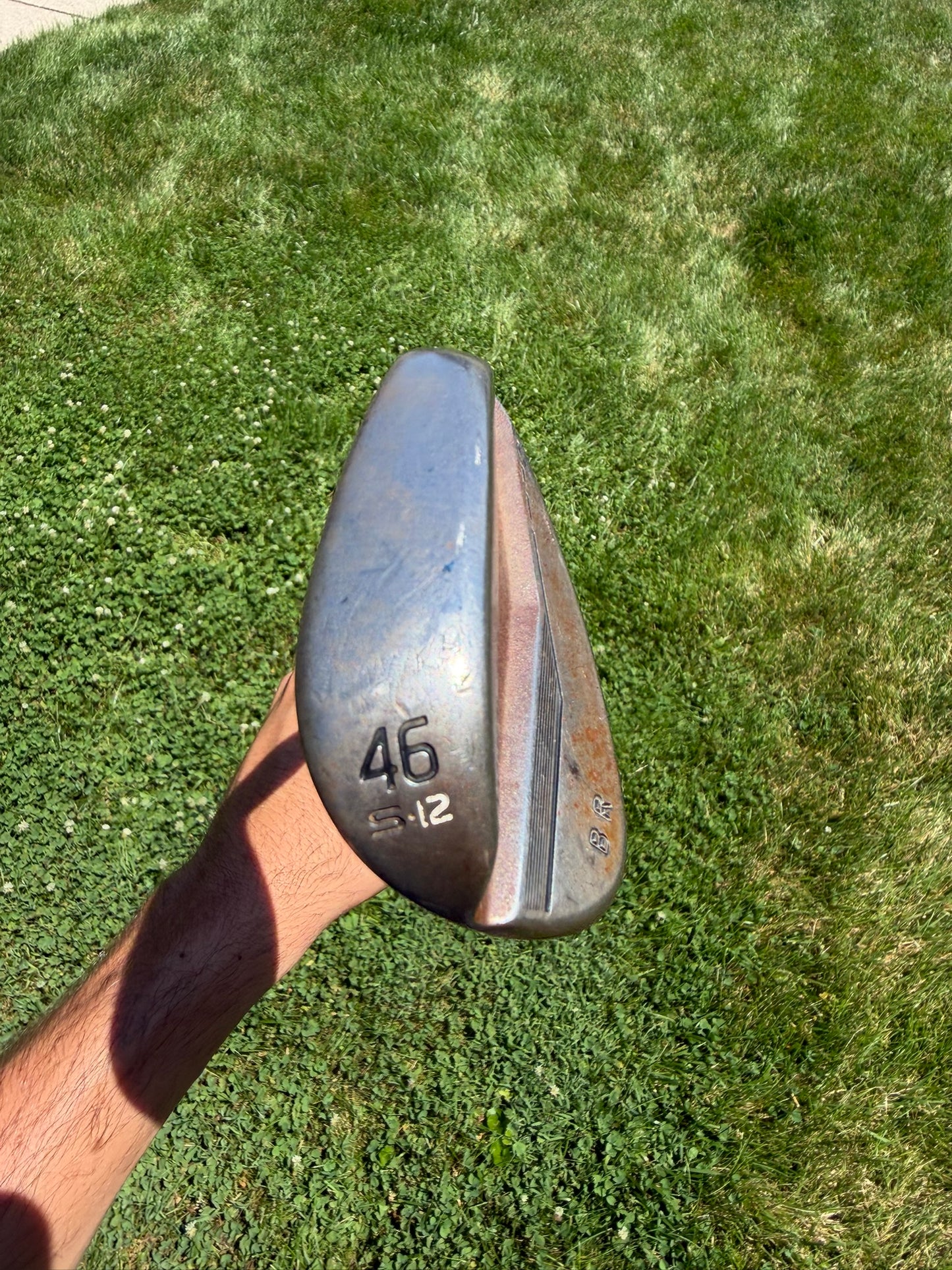 Ping Glide 4.0 Raw Pitching Wedge 46° / 12 Black Dot S400 Stiff Flex 35.75"