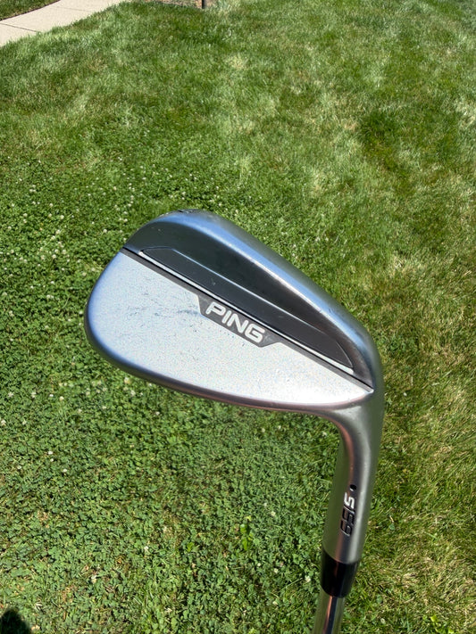 Ping s159 Chrome Gap Wedge 52° / 12 Black Dot S400 Stiff Flex 35.5" NICE