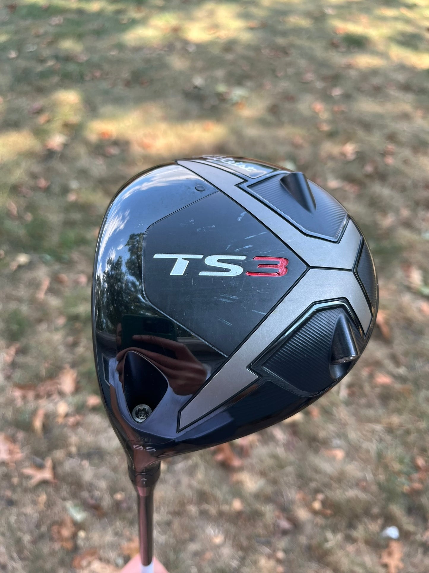Titleist TS3 Driver 8.5° Diamana D+ 80 Extra Stiff Flex Lefty 45″ +HC