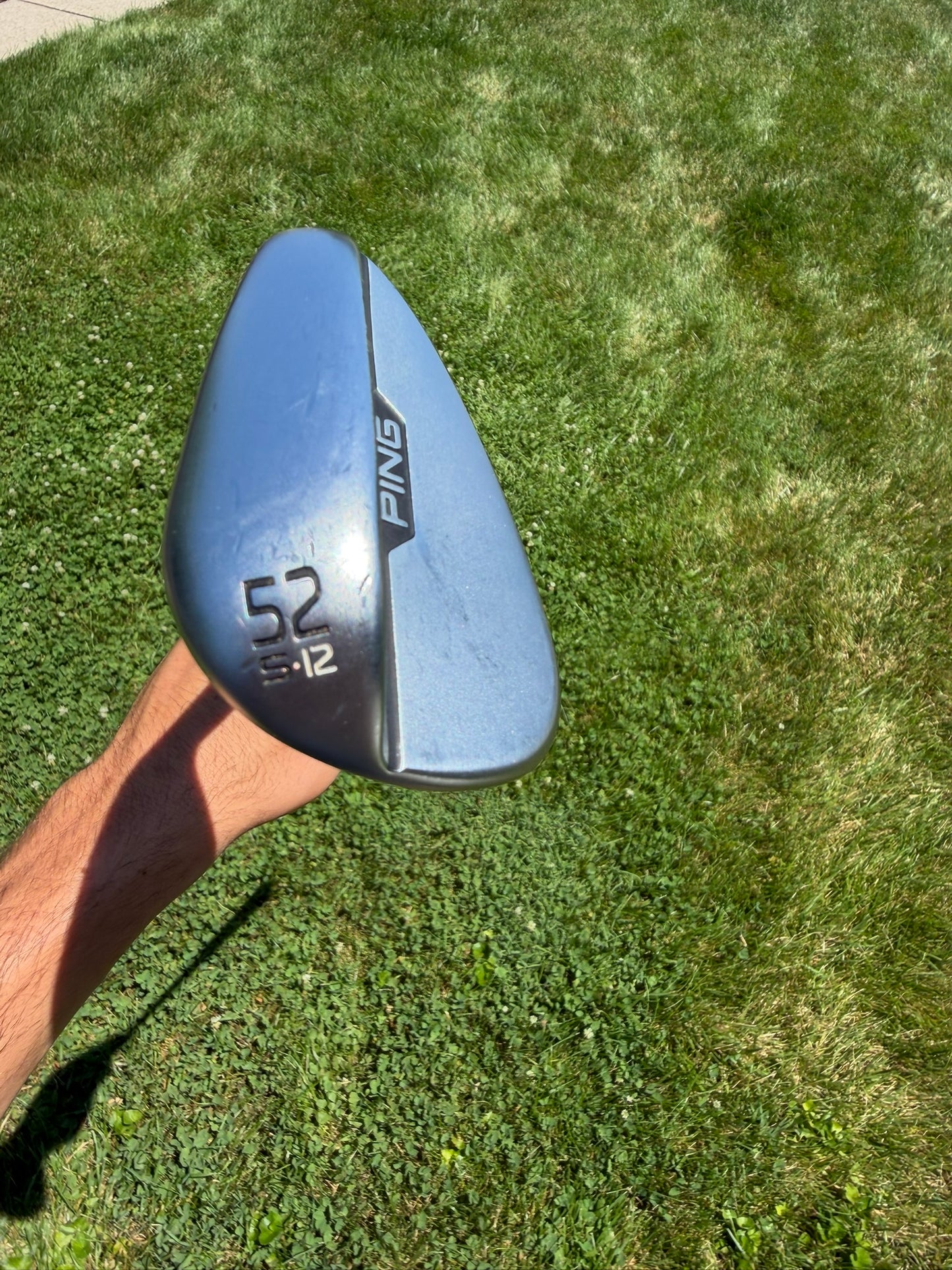 Ping s159 Chrome Gap Wedge 52° / 12 Black Dot S400 Stiff Flex 35.5" NICE