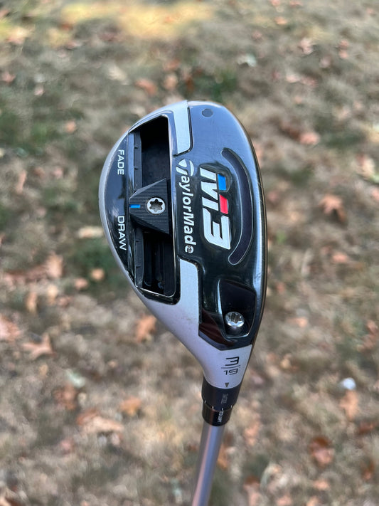 Taylormade M3 3 Hybrid 19° Tensei CK Blue 80 Stiff Flex 40.75″ NICE