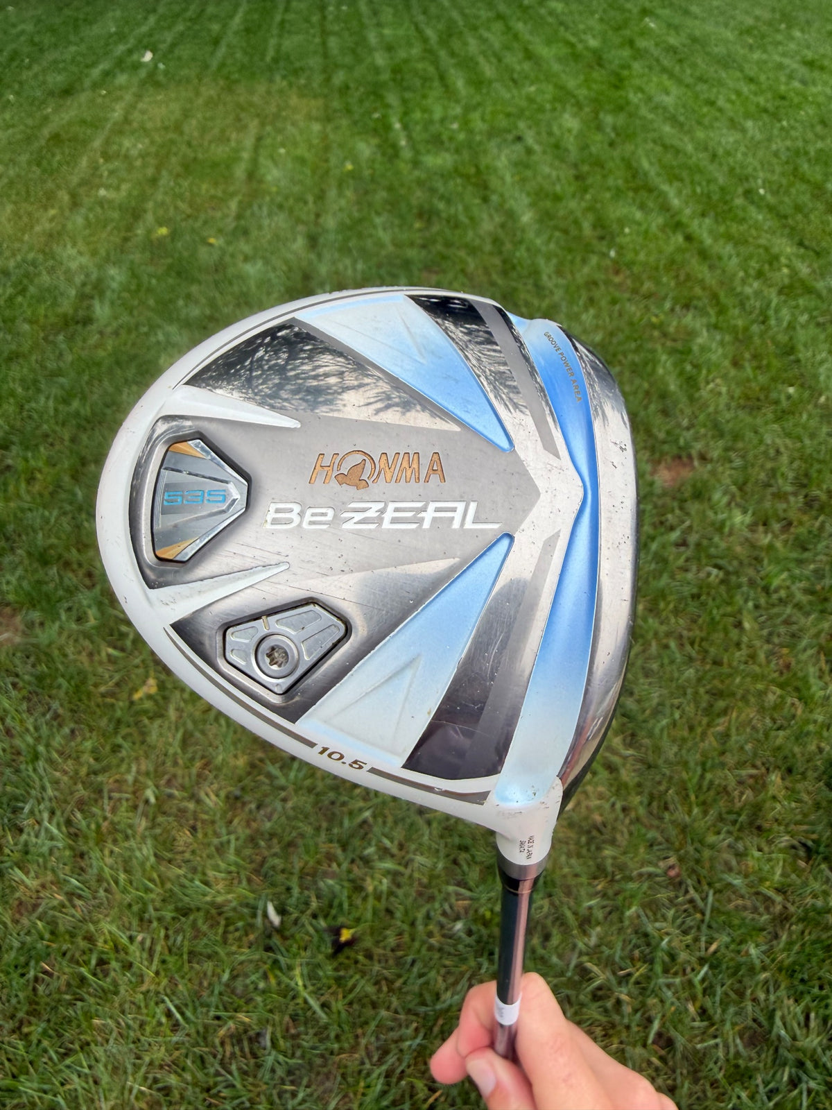 Honma BeZEAL 535 Ladies Driver 10.5° Vizard 43G Ladies Flex 43.5" +HC NICE