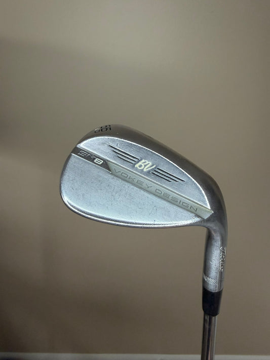 Titleist Vokey SM8 Tour Chrome Sand Wedge 56°/12D KBS Tour 120 Stiff Flex 35.5″