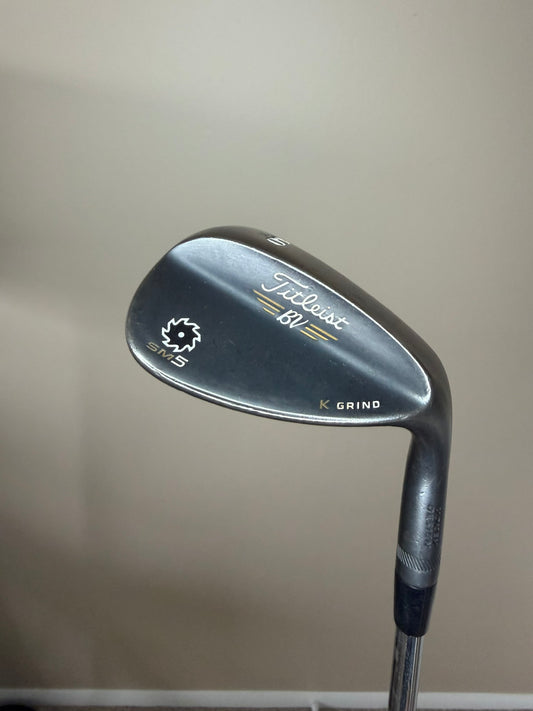 Titleist Vokey SM5 Raw Black Lob Wedge 60° / 11K KBS Tour Wedge Flex 35.25″