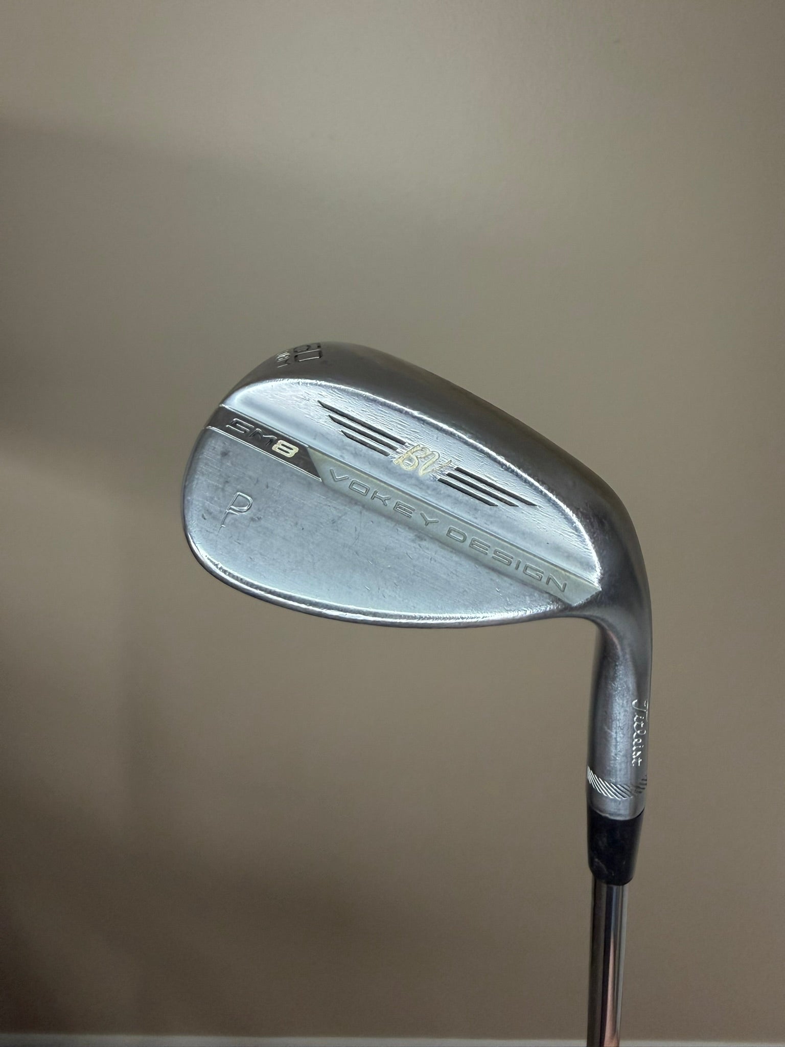 Photo of Titleist Vokey SM8 Tour Chrome Lob Wedge 60° Stiff Flex Amt Black S300