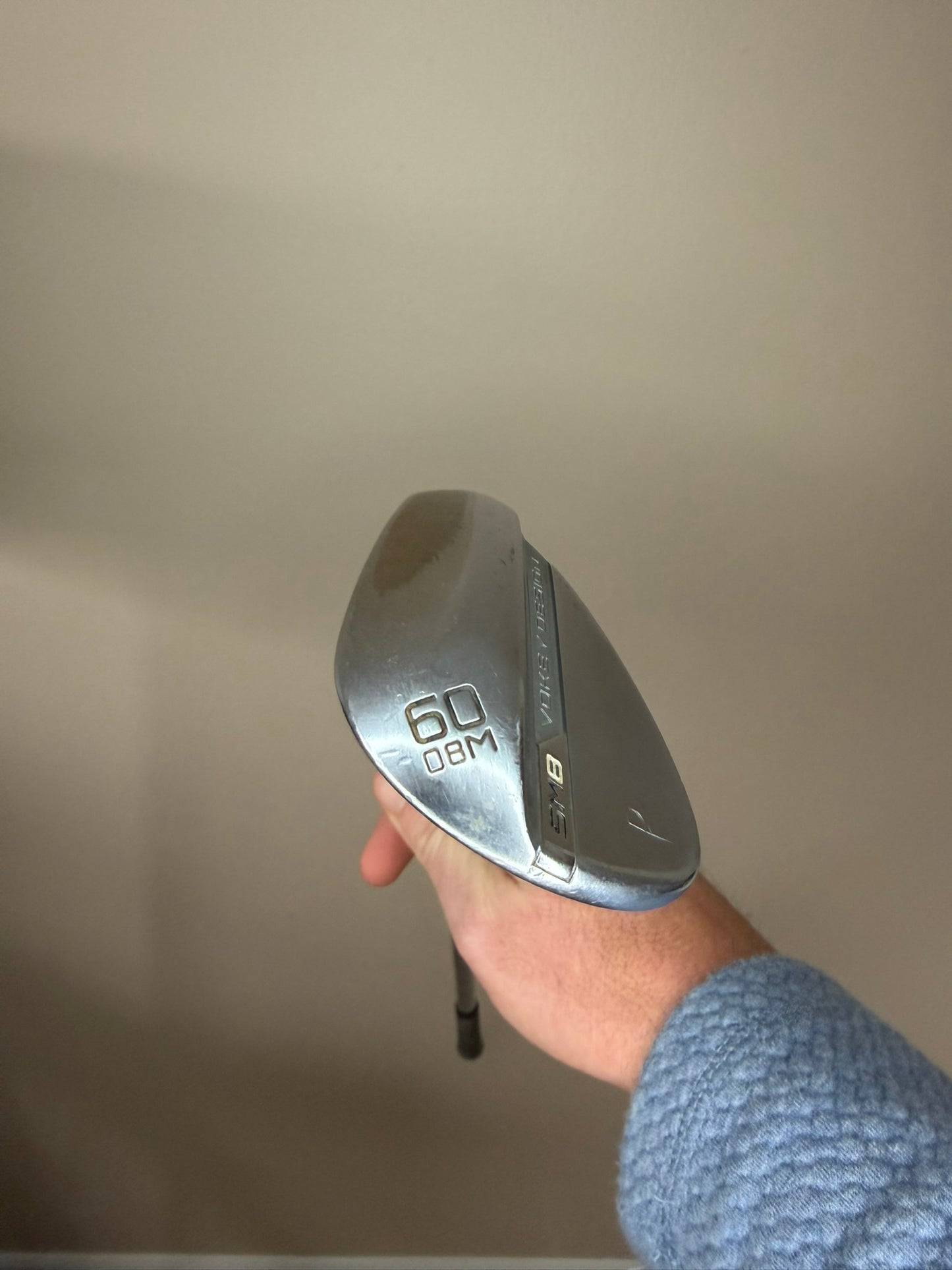 Photo of Titleist Vokey SM8 Tour Chrome Lob Wedge 60° Stiff Flex Amt Black S300
