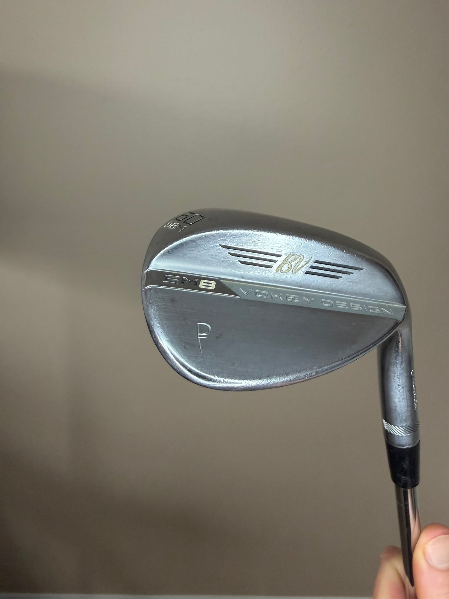 Photo of Titleist Vokey SM8 Tour Chrome Lob Wedge 60° Stiff Flex Amt Black S300