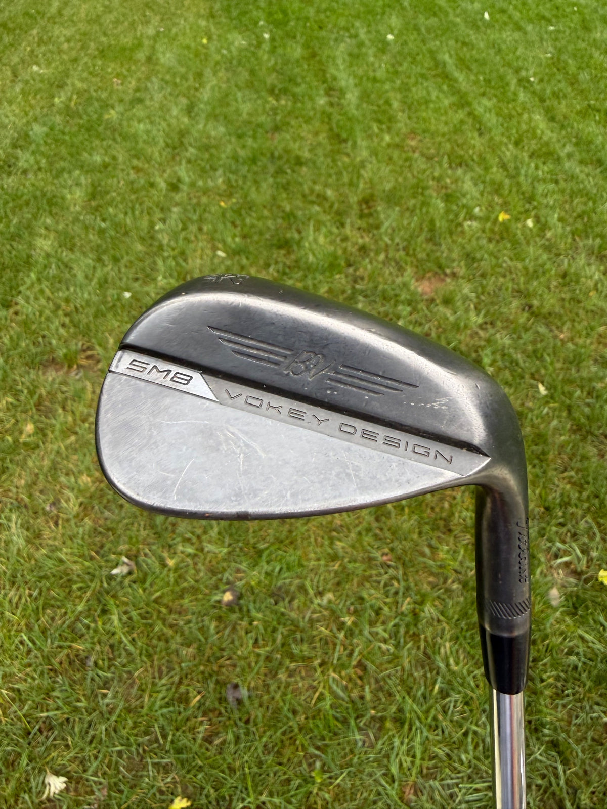 Titleist Vokey SM8 Jet Black Gap Wedge 52° / 8 DG X100 Extra Stiff Flex 36" NICE
