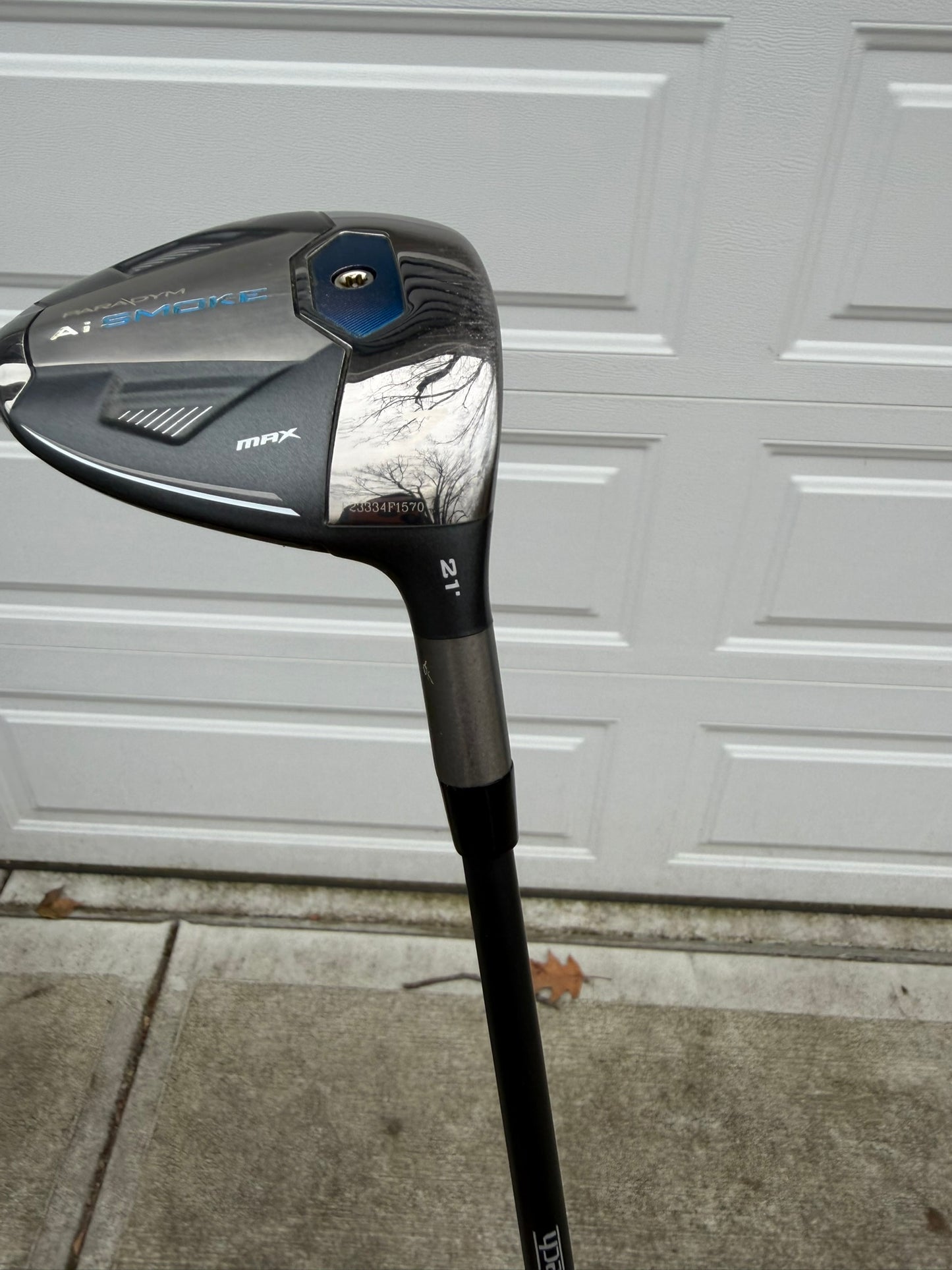 Photo of Callaway Paradym Ai Smoke Max 7-Wood 21° Regular Flex Tensei Av Blue 65