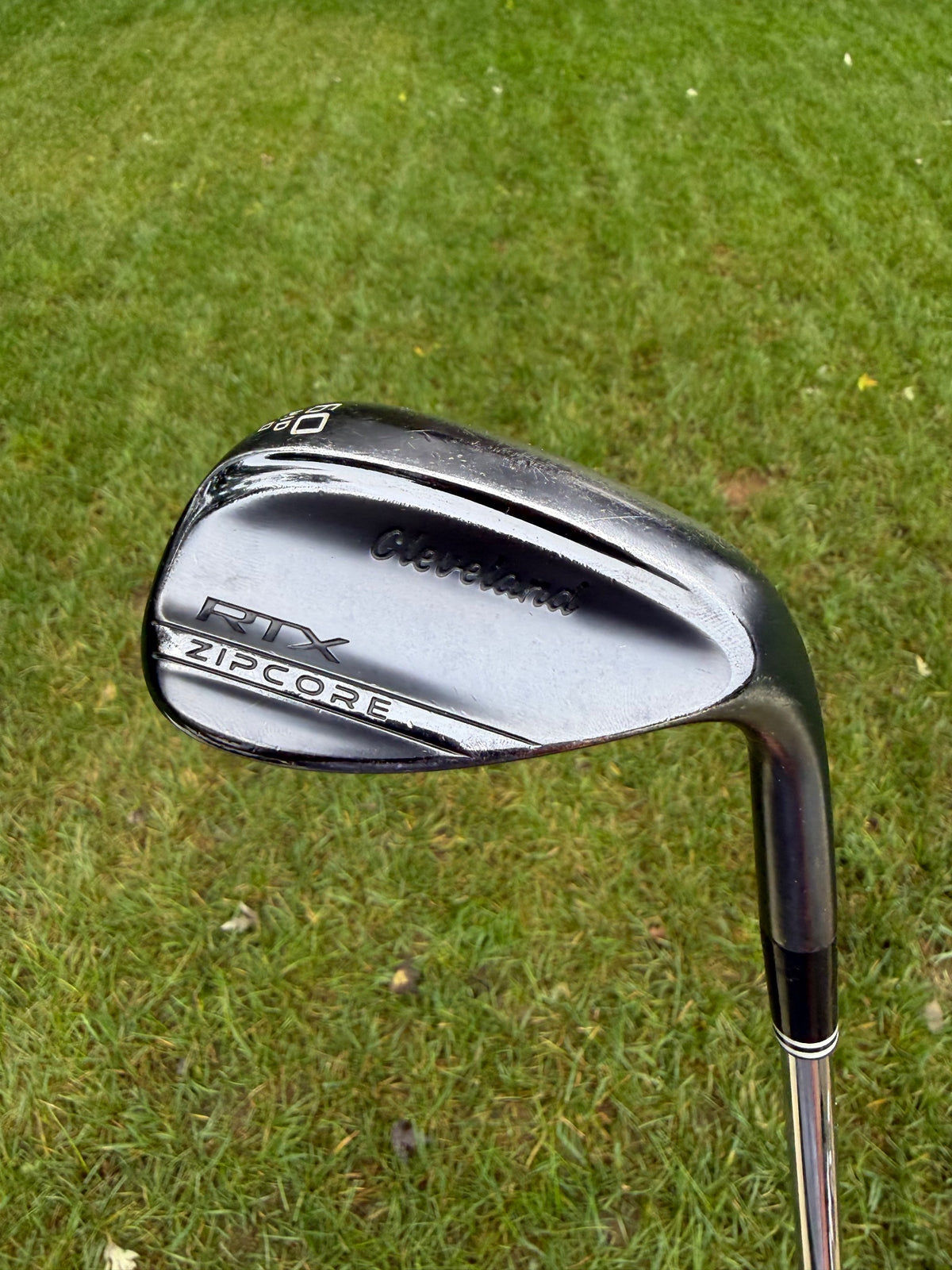 Cleveland RTX ZipCore Black Satin Lob Wedge 60° / 10 Spinner Wedge Flex 35"