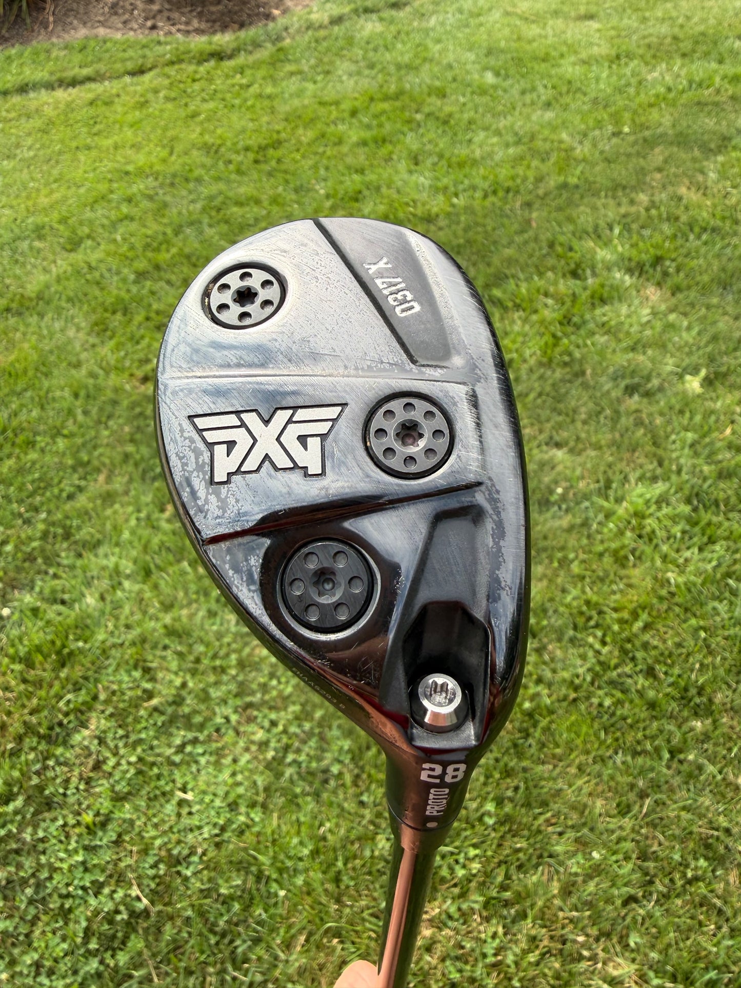 PXG 0317 X Proto 6 Hybrid 28° Accra ISeries 50i Senior Flex 38.5" NICE