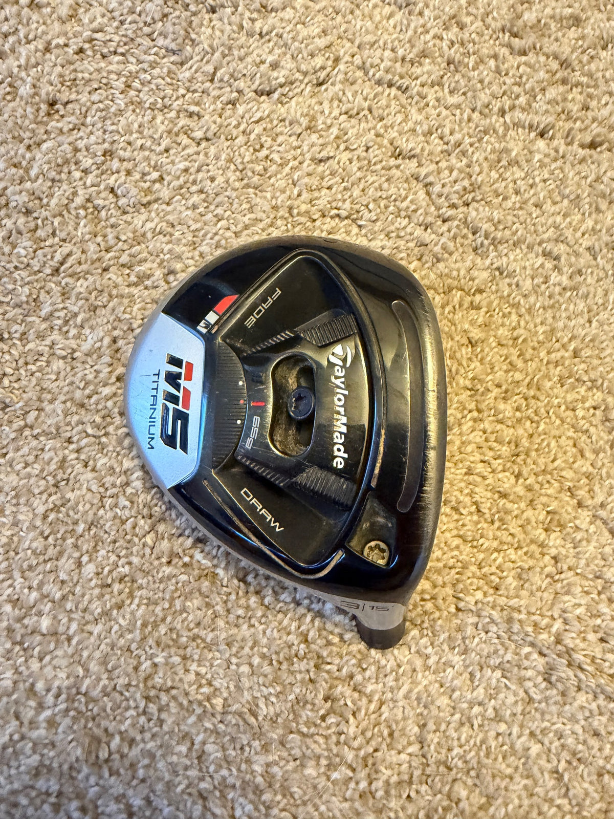 TaylorMade M5 3-Wood 15° Head Only NICE