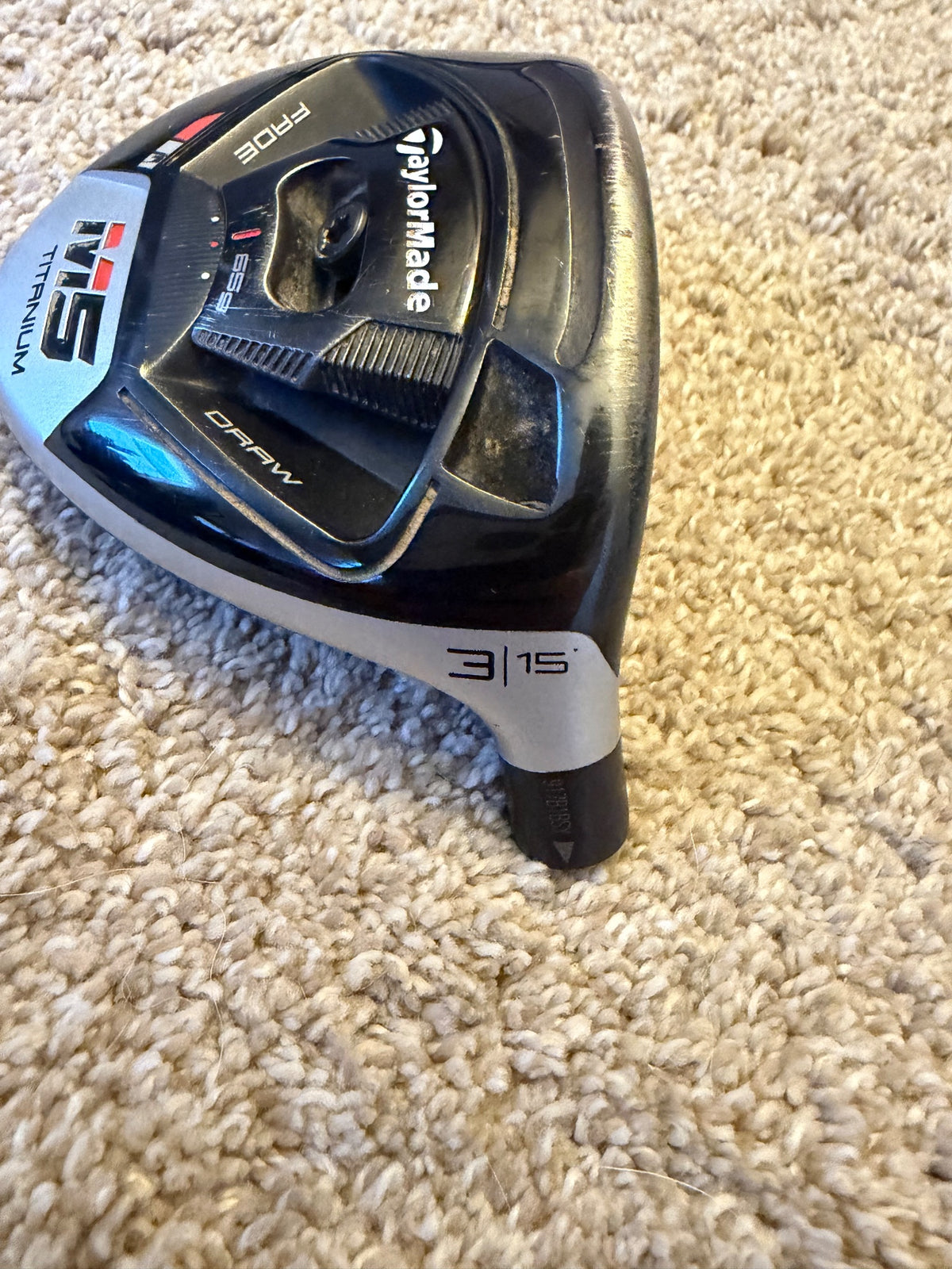 TaylorMade M5 3-Wood 15° Head Only NICE — photo 5