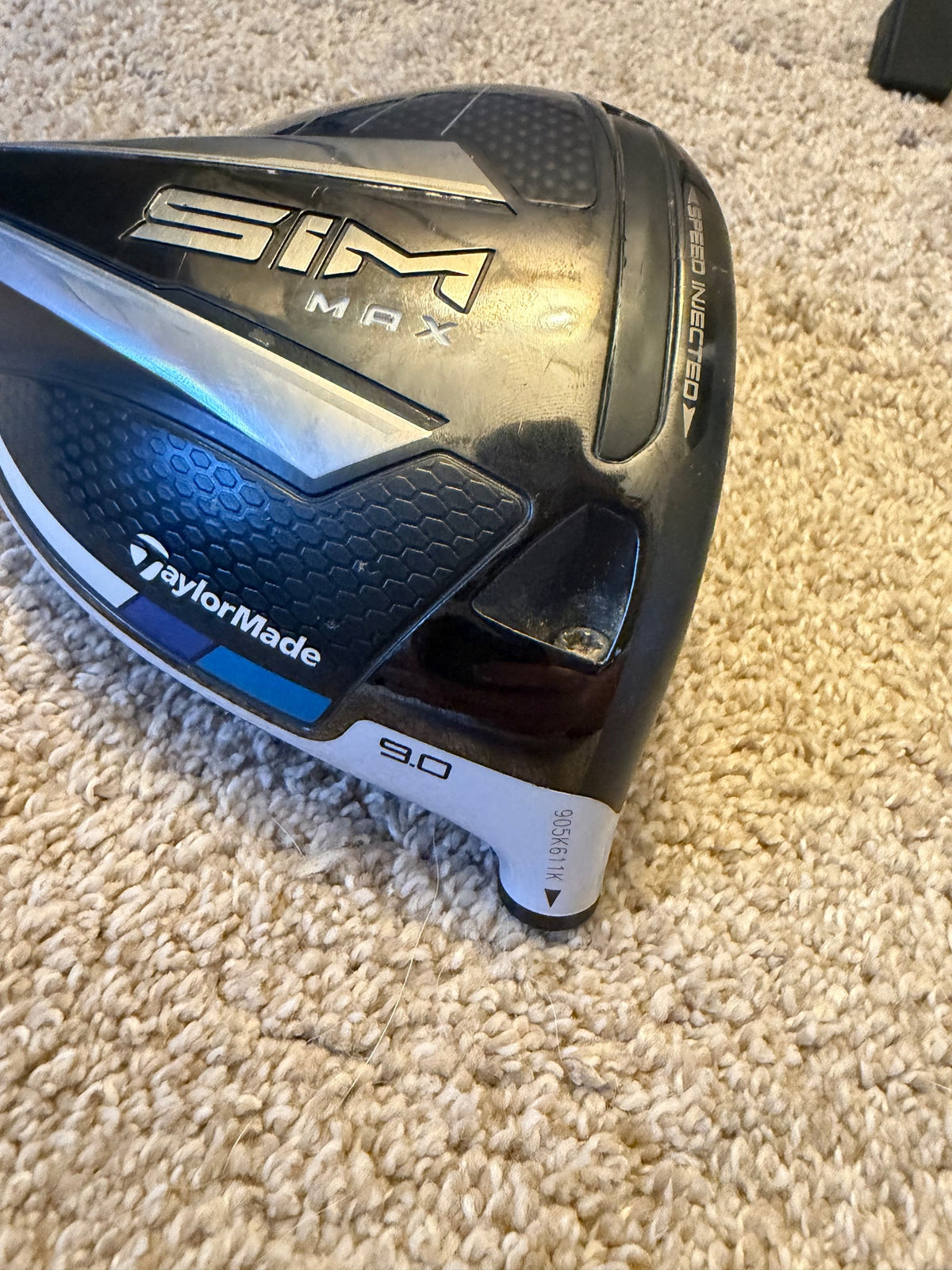 TaylorMade SIM MAX Driver 9° Head Only READ — photo 5