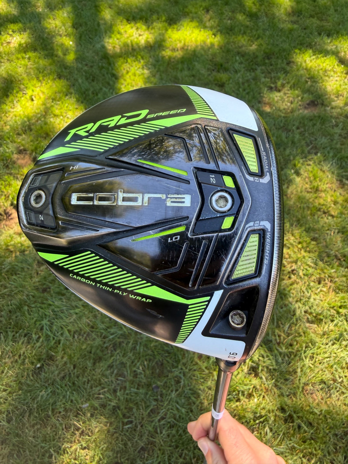 Cobra RAD Speed Driver 9° Even Flow Riptide CB Stiff Flex 45" NICE