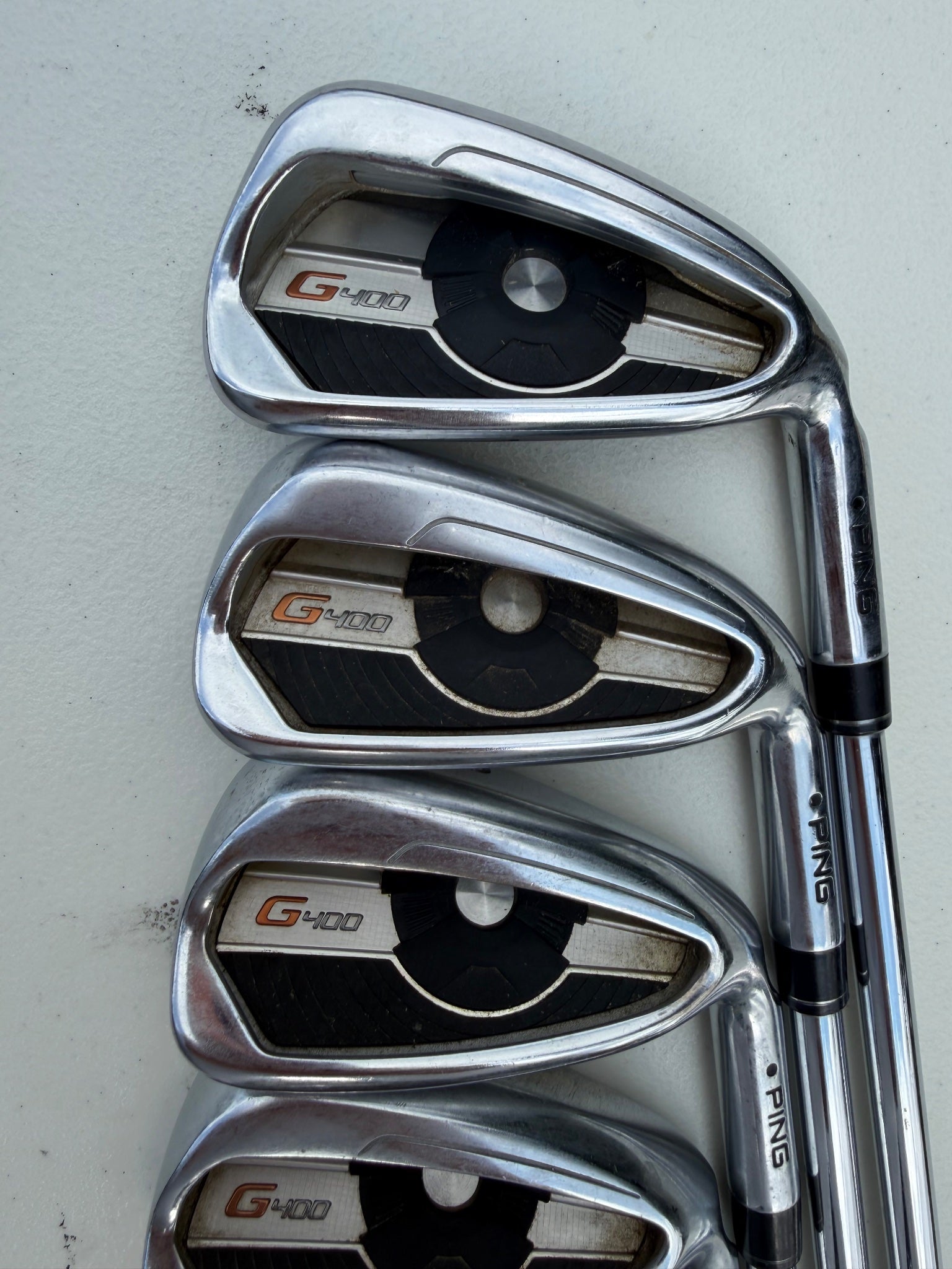 Ping G400 Iron Set 6-PW Black Dot NS Pro 850 GH Regular Flex — photo 2