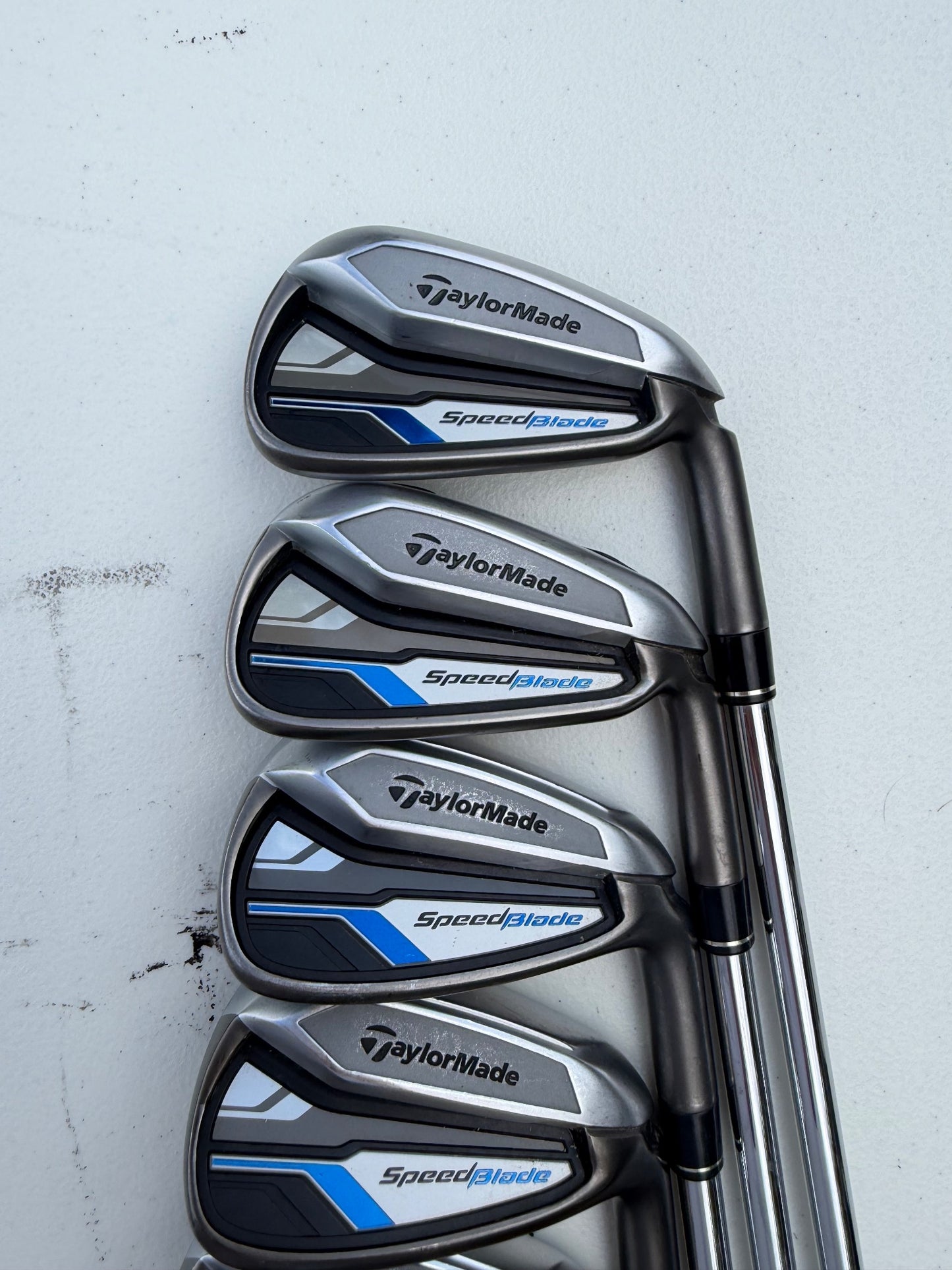 TaylorMade Speedblade Iron Set 6-PW 85g Stiff Flex +1/4" NICE — photo 2