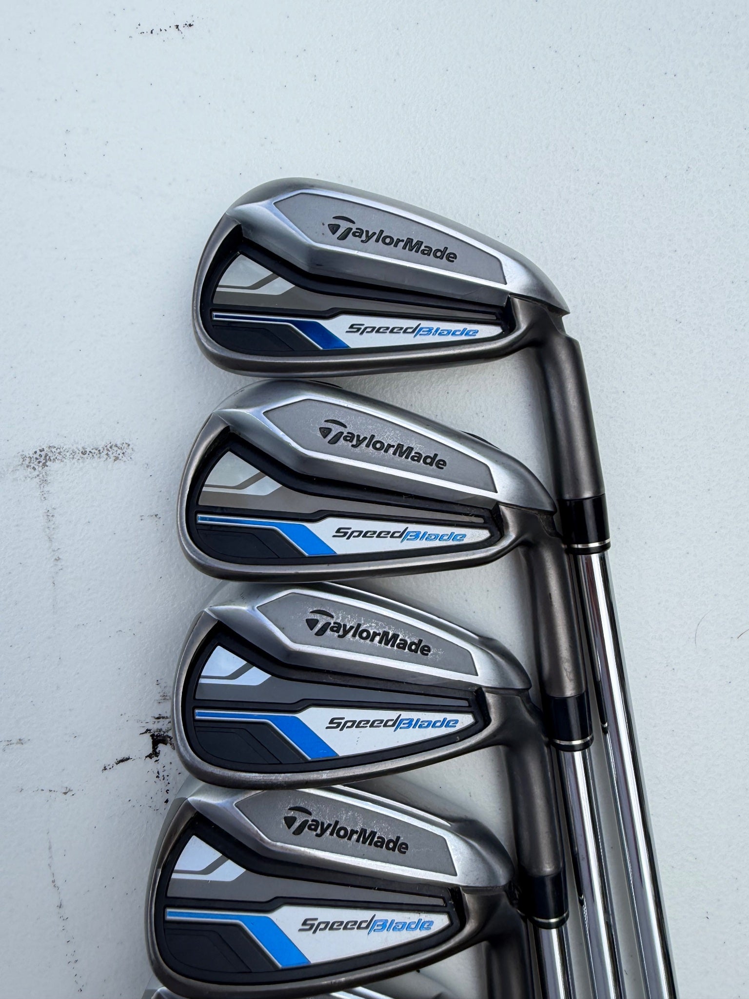 TaylorMade Speedblade Iron Set 6-PW 85g Stiff Flex +1/4" NICE — photo 2