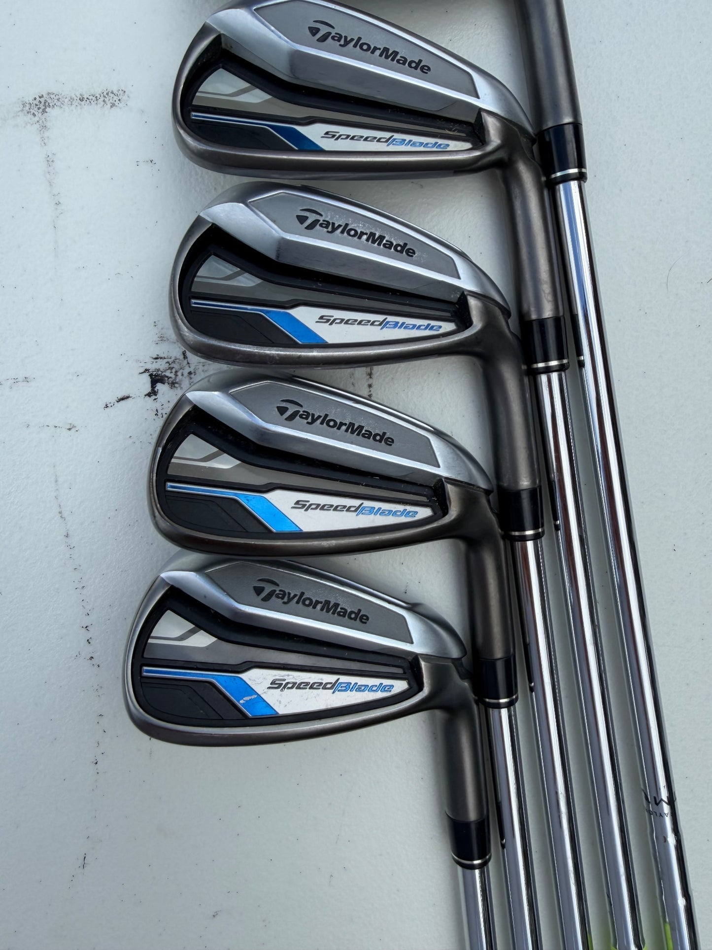 TaylorMade Speedblade Iron Set 6-PW 85g Stiff Flex +1/4" NICE — photo 3