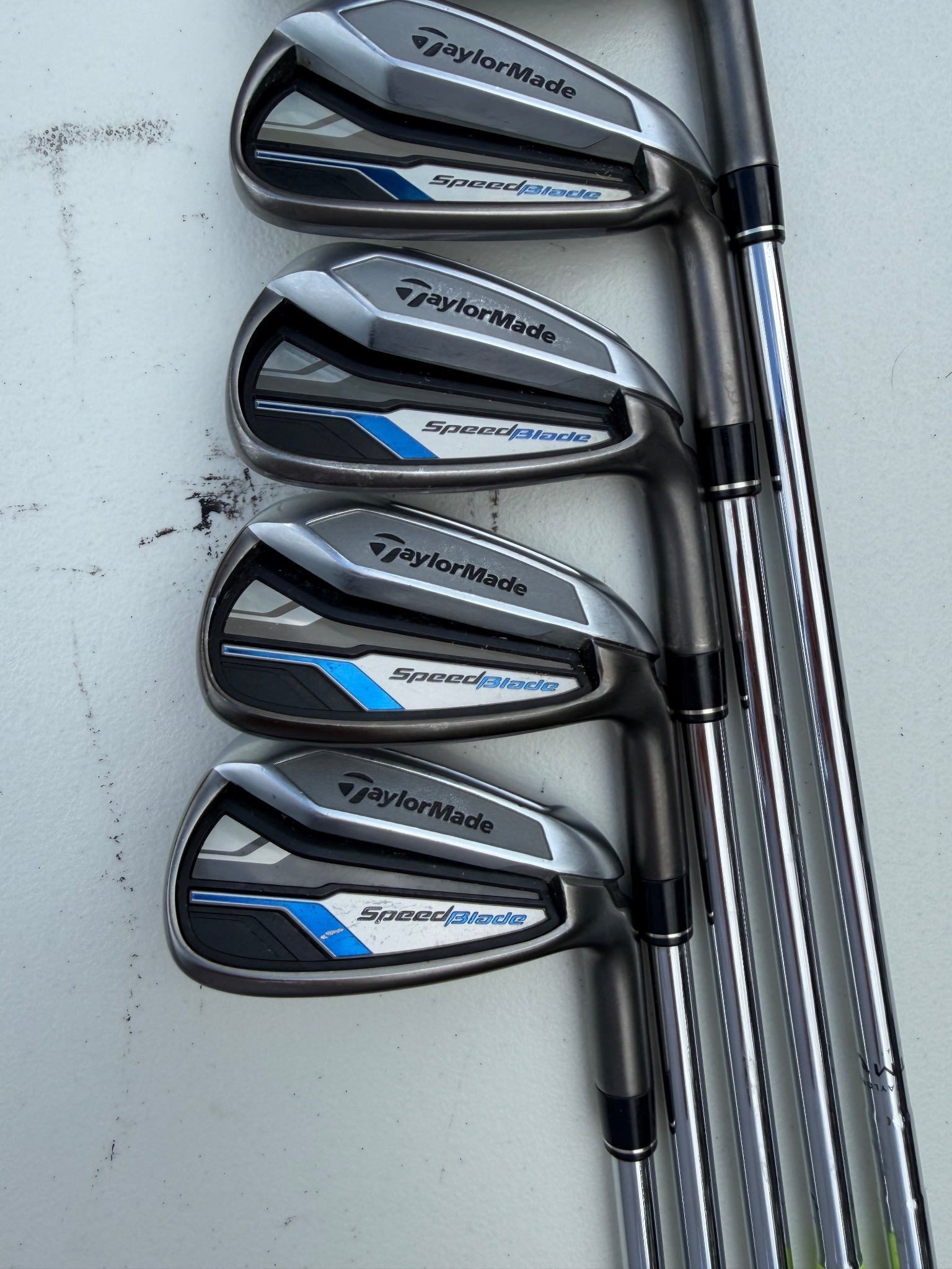 TaylorMade Speedblade Iron Set 6-PW 85g Stiff Flex +1/4" NICE — photo 3