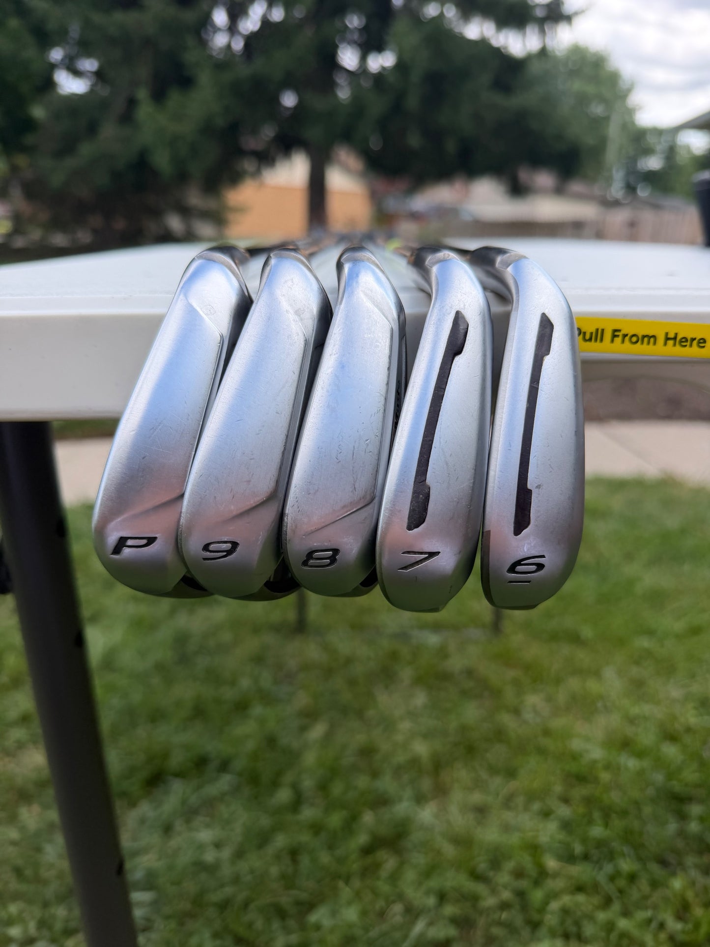 TaylorMade Speedblade Iron Set 6-PW 85g Stiff Flex +1/4" NICE — photo 7