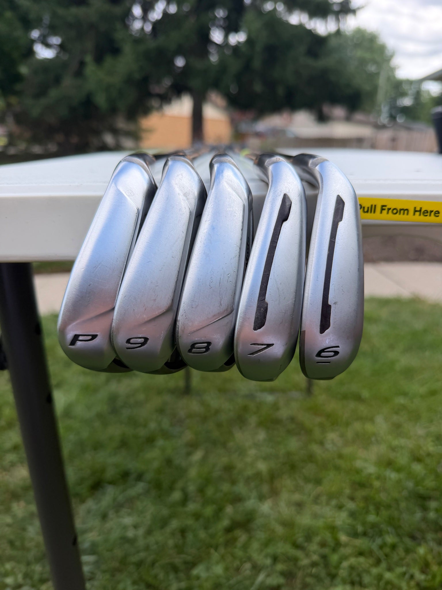 TaylorMade Speedblade Iron Set 6-PW 85g Stiff Flex +1/4" NICE — photo 7