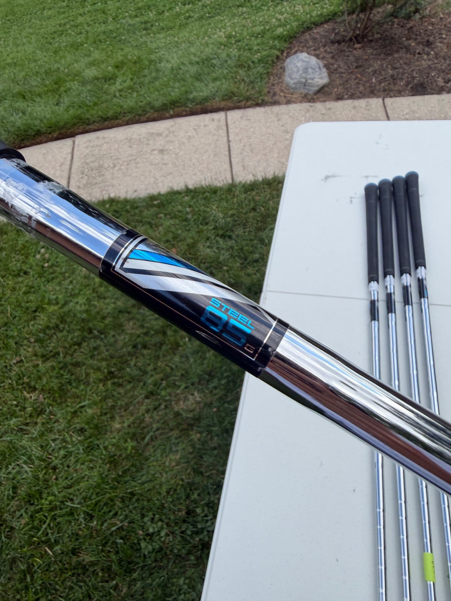 TaylorMade Speedblade Iron Set 6-PW 85g Stiff Flex +1/4" NICE — photo 10