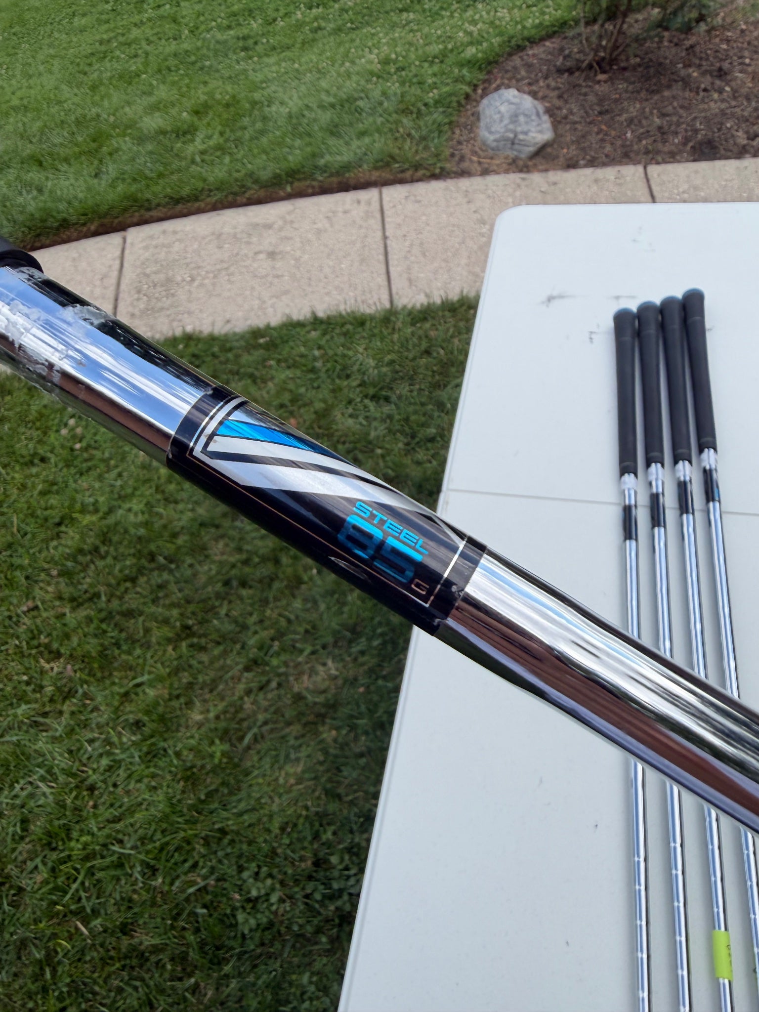 TaylorMade Speedblade Iron Set 6-PW 85g Stiff Flex +1/4" NICE — photo 10