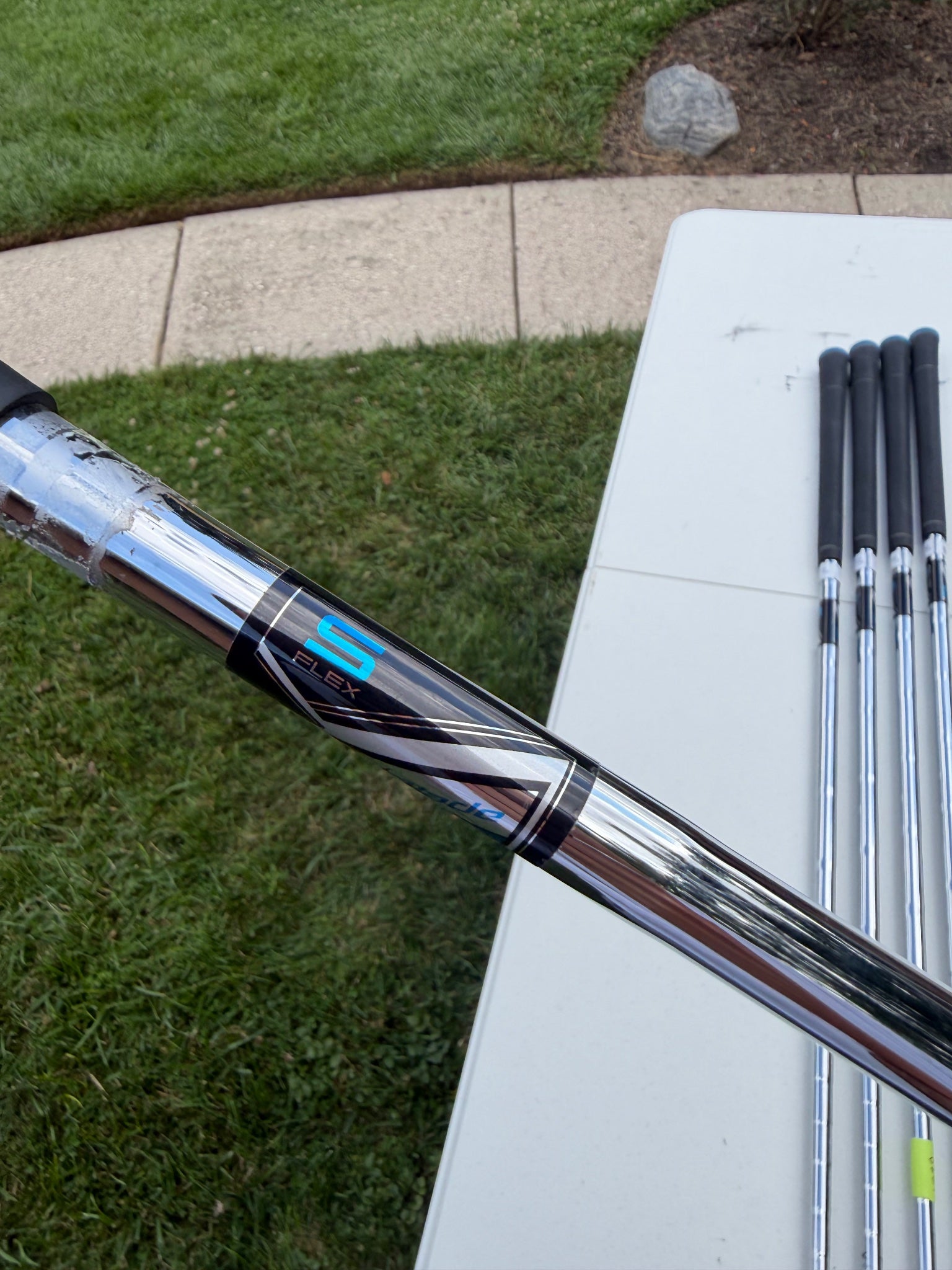 TaylorMade Speedblade Iron Set 6-PW 85g Stiff Flex +1/4" NICE — photo 15