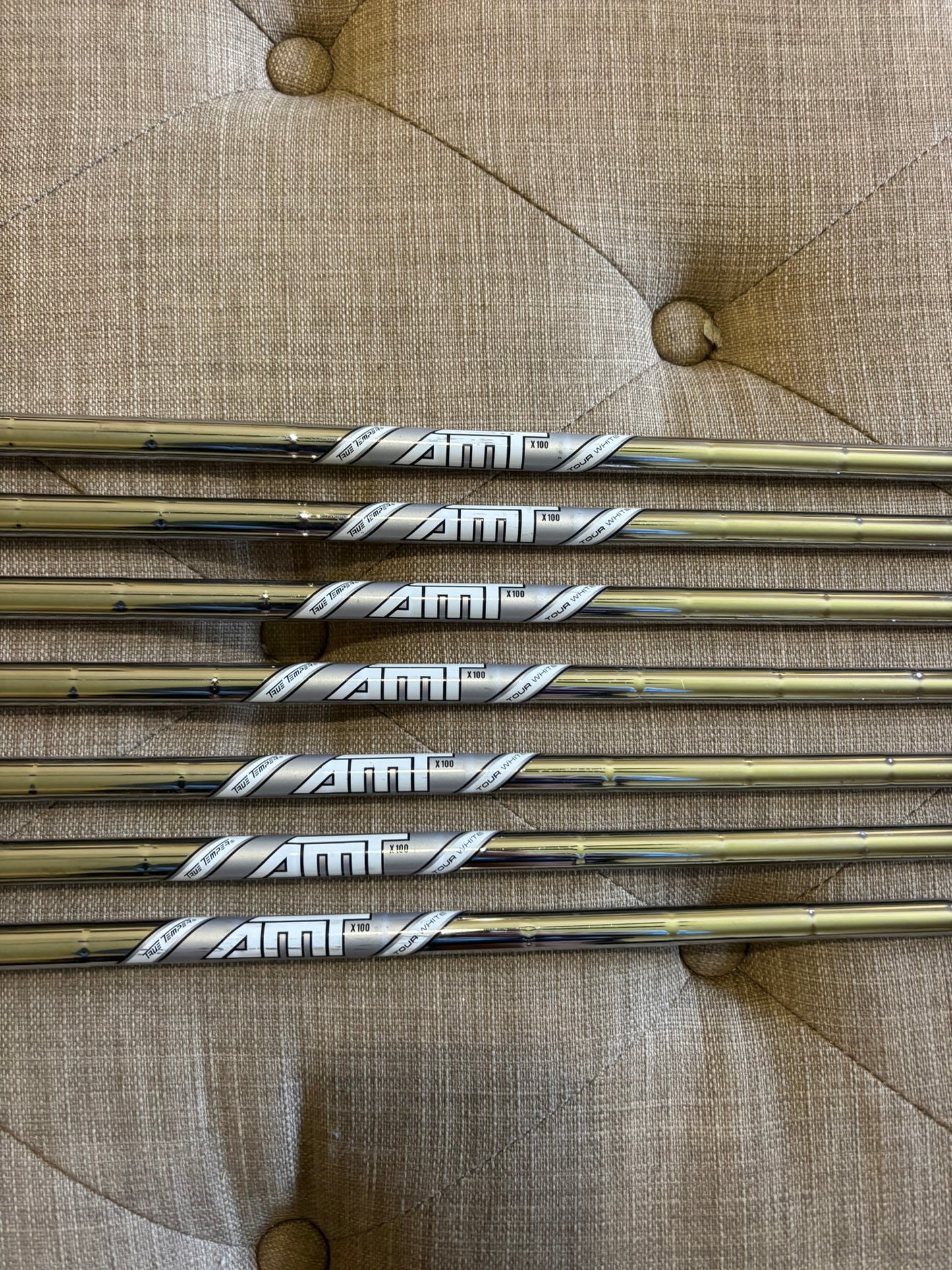 Titleist 718 AP1 Iron Set 4-PW AMT White X100 Extra Stiff Flex STD NICE