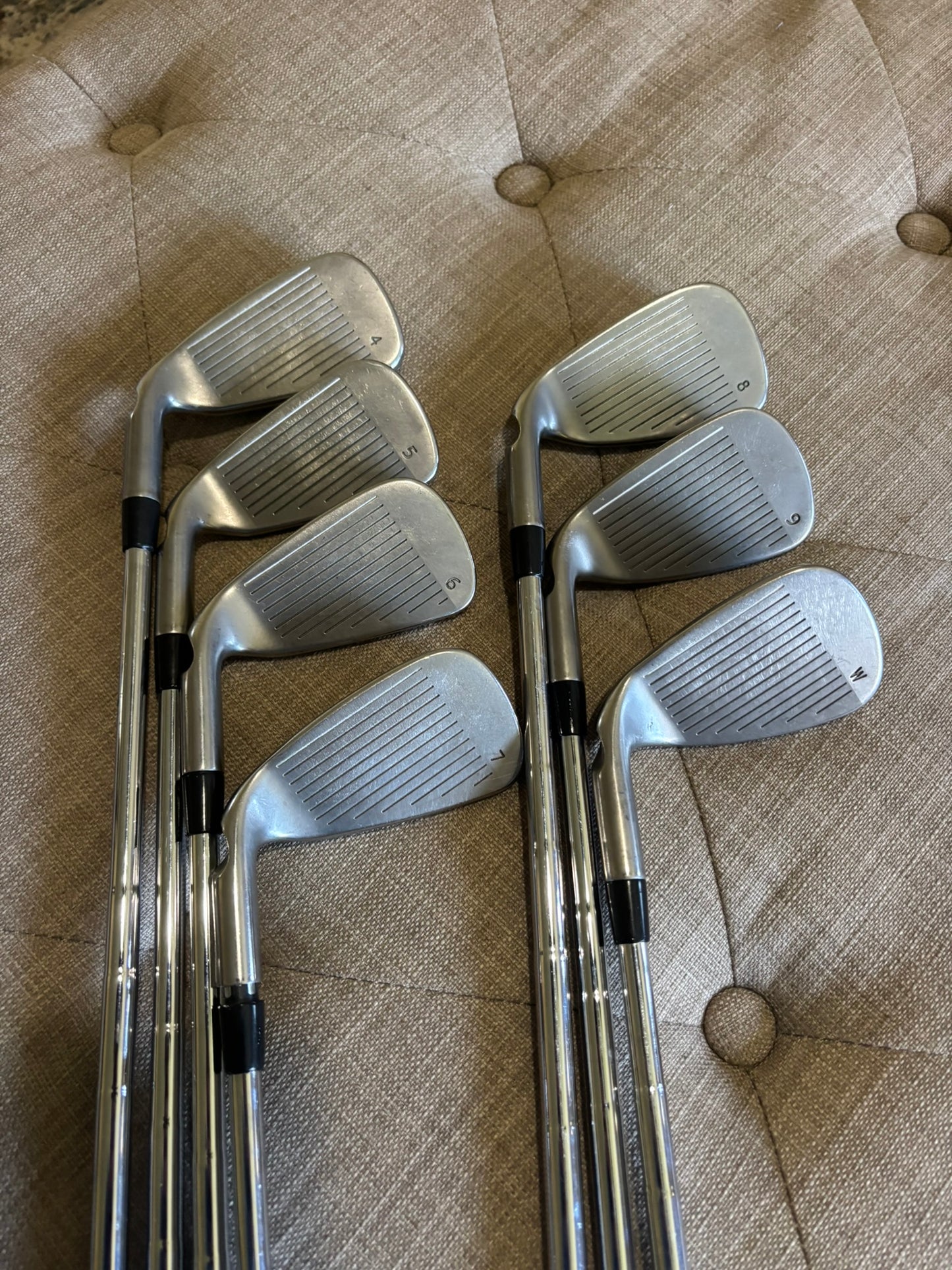 Ping 2016 G Iron Set 4-PW Green Dot CFS Distance Extra Stiff Flex +1/2″ NICE