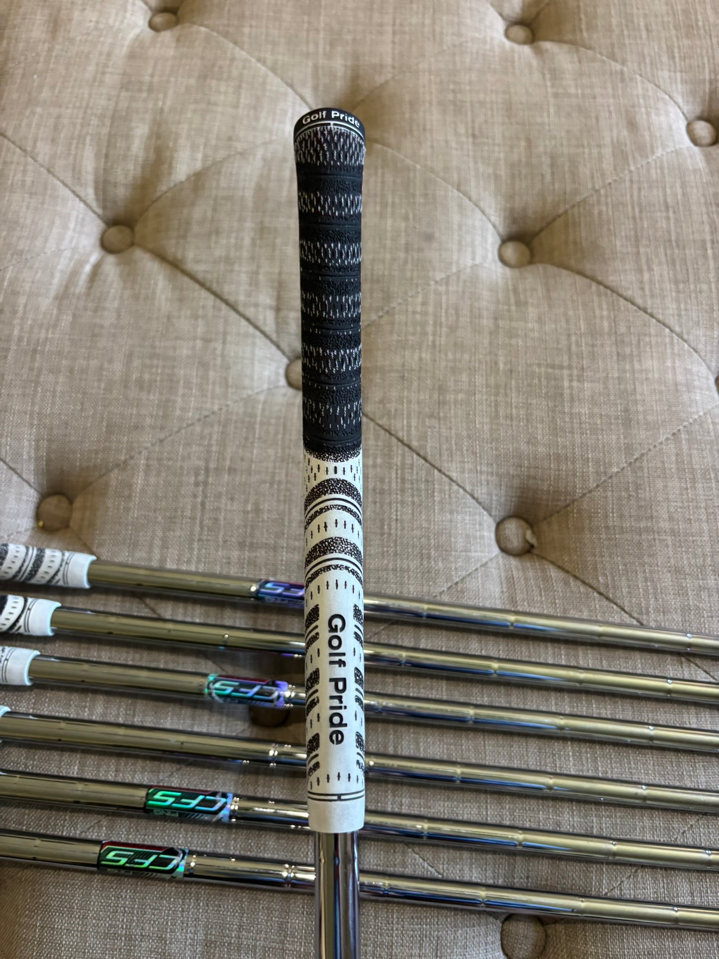 Ping 2016 G Iron Set 4-PW Green Dot CFS Distance Extra Stiff Flex +1/2″ NICE