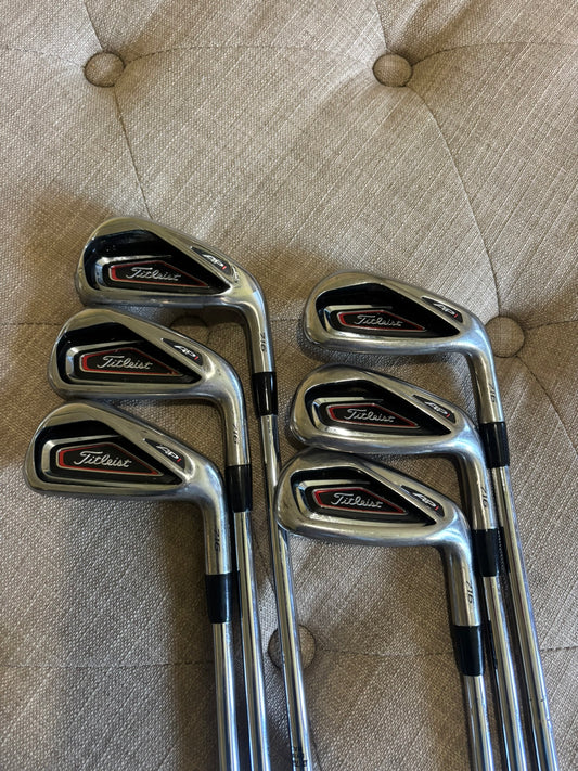 Titleist 716 AP1 Iron Set 4-PW (No 7 iron) AMT X100 Extra Stiff Flex STD READ