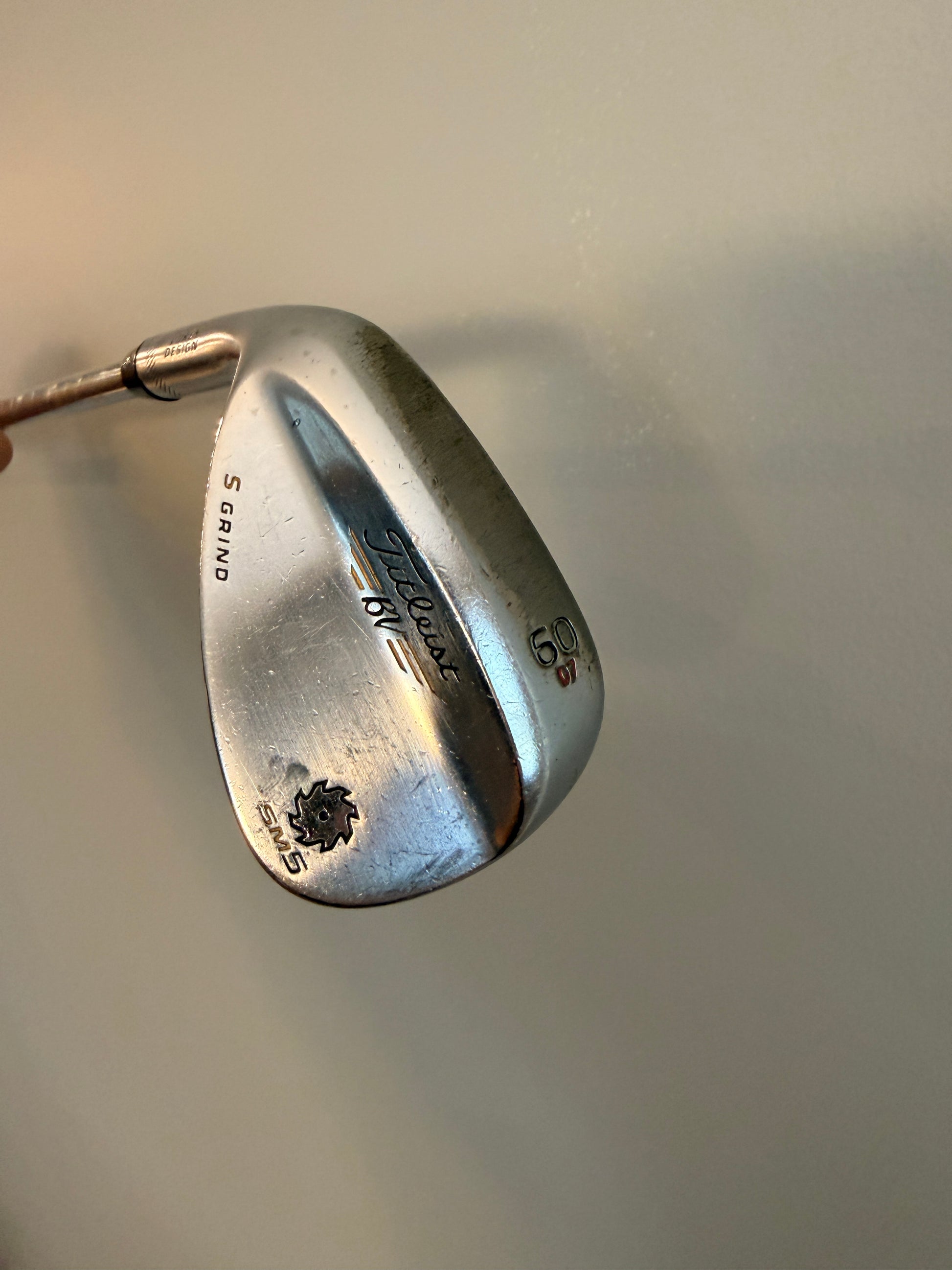 Photo of Titleist SM5 Tour Chrome Wedge 60° Stiff Flex Dynamic Gold