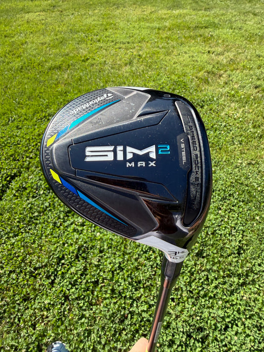 TaylorMade SIM2 MAX 3-Wood 16.5° Tour AD IZ-6 SR Flex 42.5" NICE
