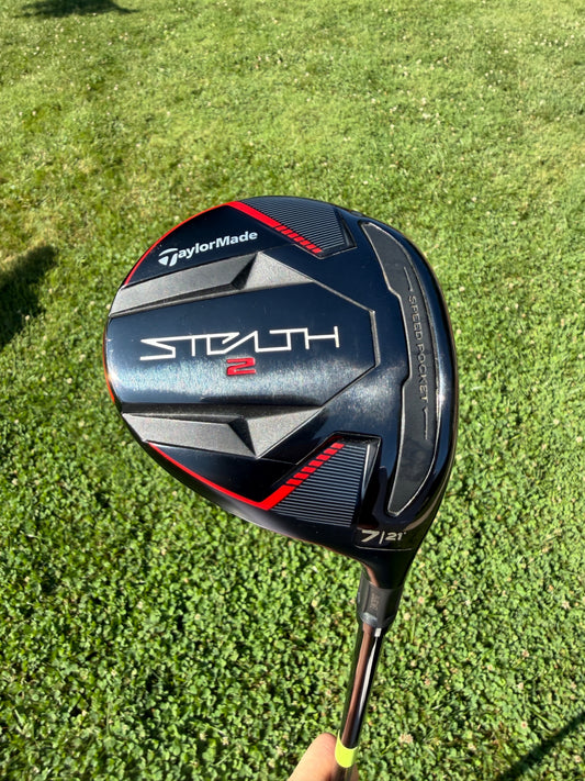 TaylorMade Stealth 2 7-Wood 21° Ventus Red TR FW 5A Senior Flex 41.5" +HC NICE