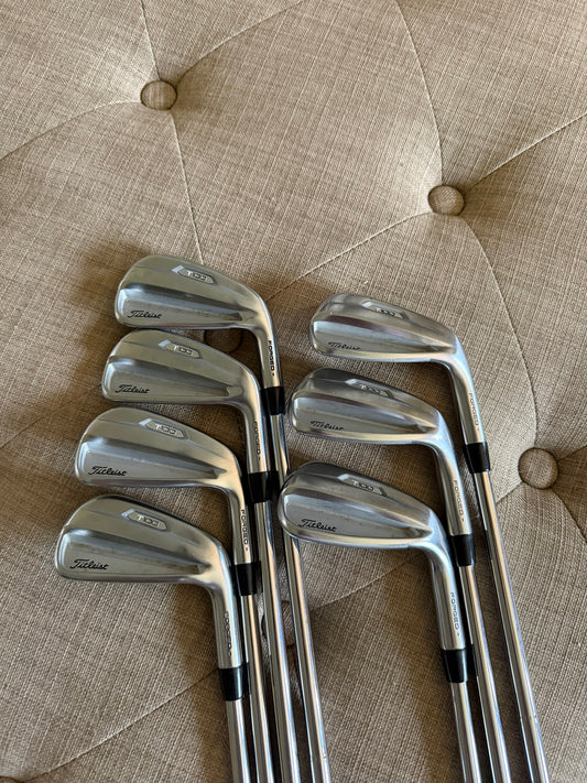 Titleist 2021 T100 Iron Set 4-PW Tour Issue X100 Extra Stiff Flex +1/4″ NICE