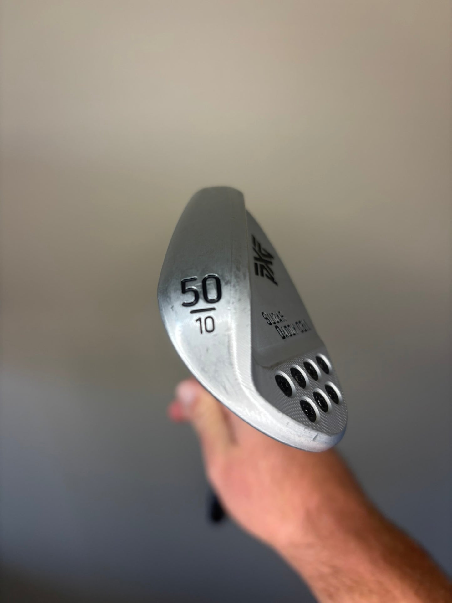 PXG 0311 Sugar Daddy Milled Chrome Gap Wedge 50° / 10 S300 Stiff Flex 35.5″ NICE