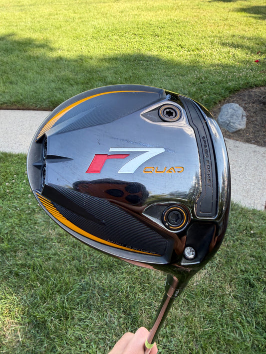 TaylorMade r7 Quad Mini Driver 13.5° Ventus Black 6S Stiff Flex 43.5" NICE
